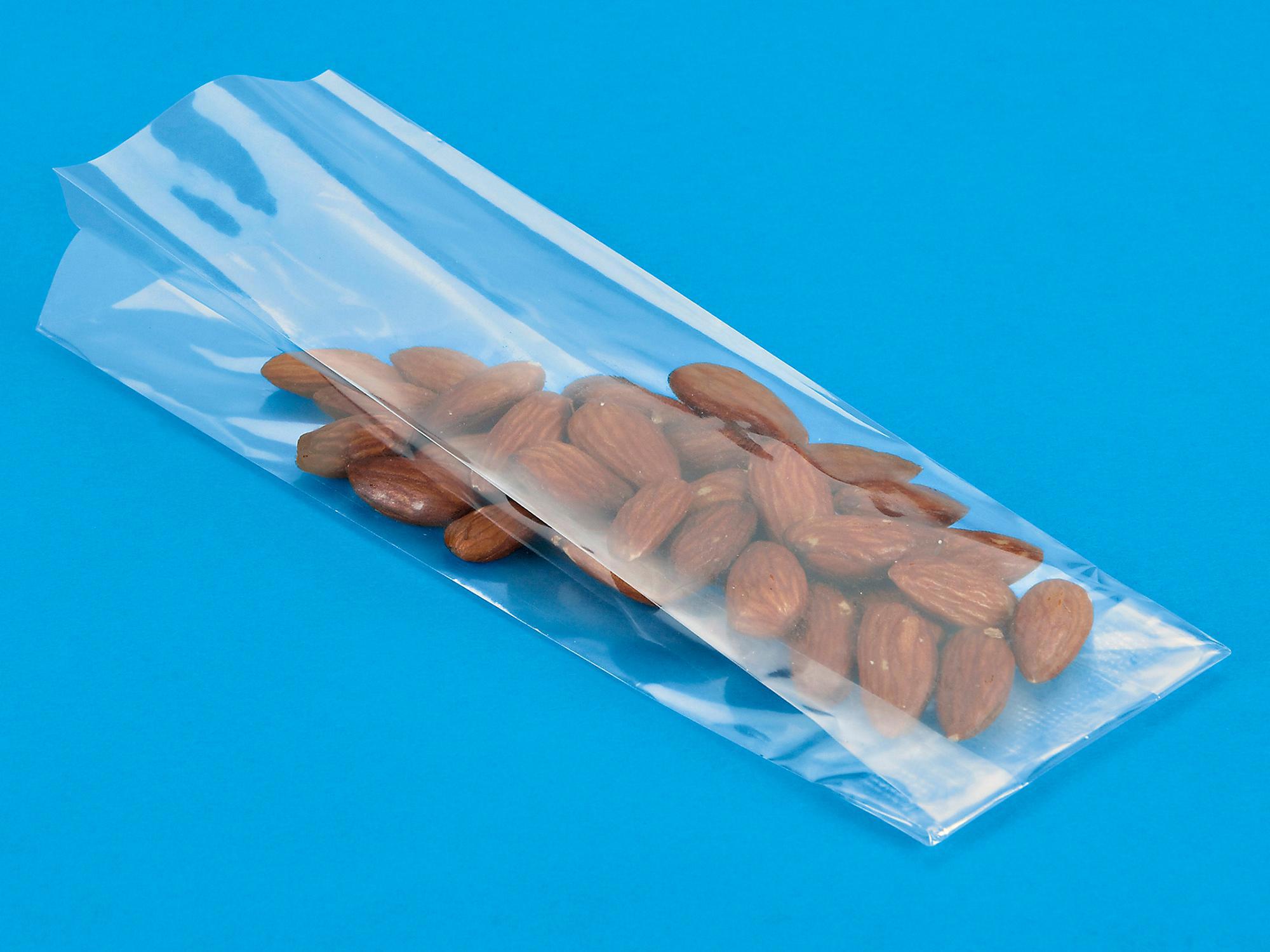 Gusseted Cellophane Bags - 2 1 2 x 1 1 4