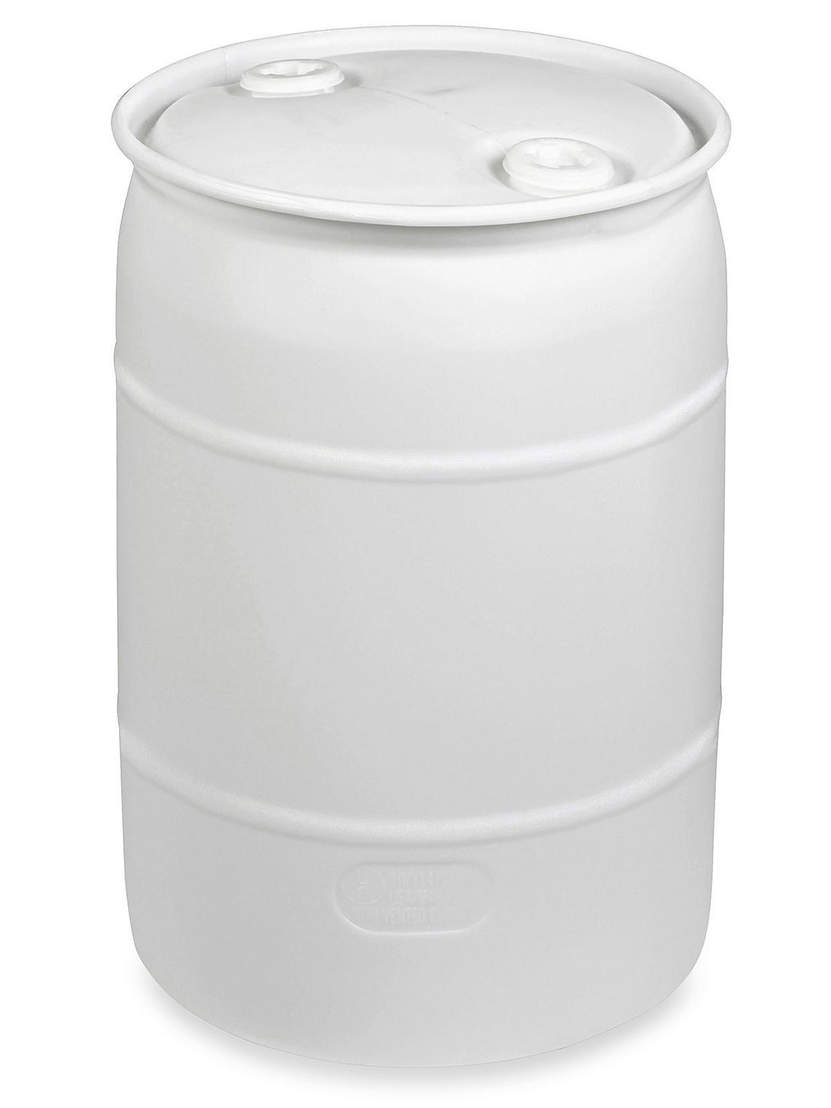 Plastic Drum - 30 Gallon, Closed Top, Na