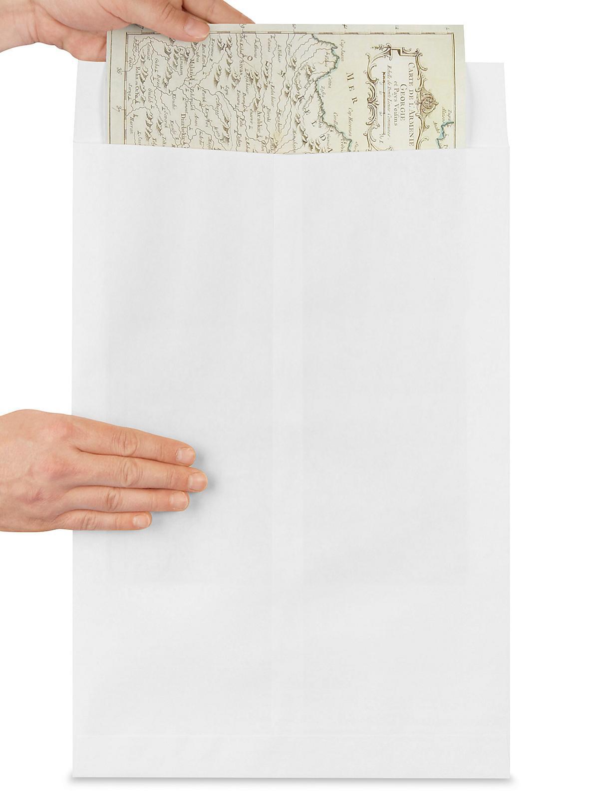 Jumbo Envelopes - White, 12 1 2 x 18 1 2