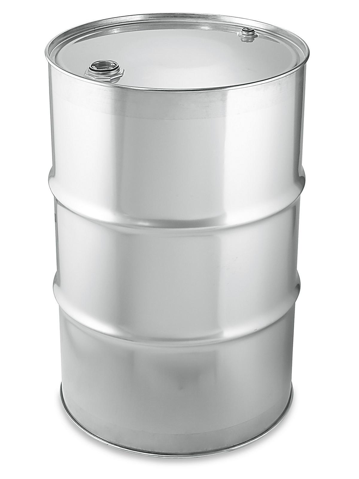 Closed Top Stainless Steel Drum - 55 Gal