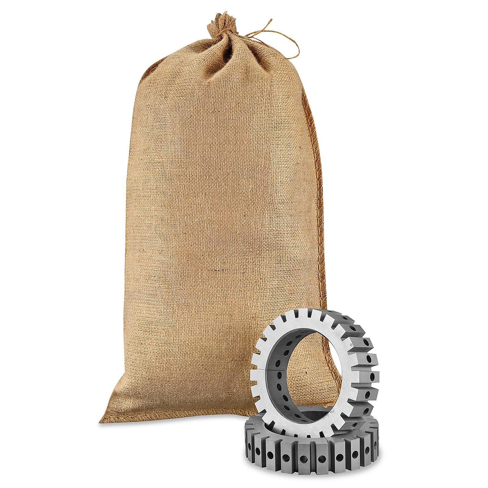 Burlap Bags with Drawstring - 14 x 26