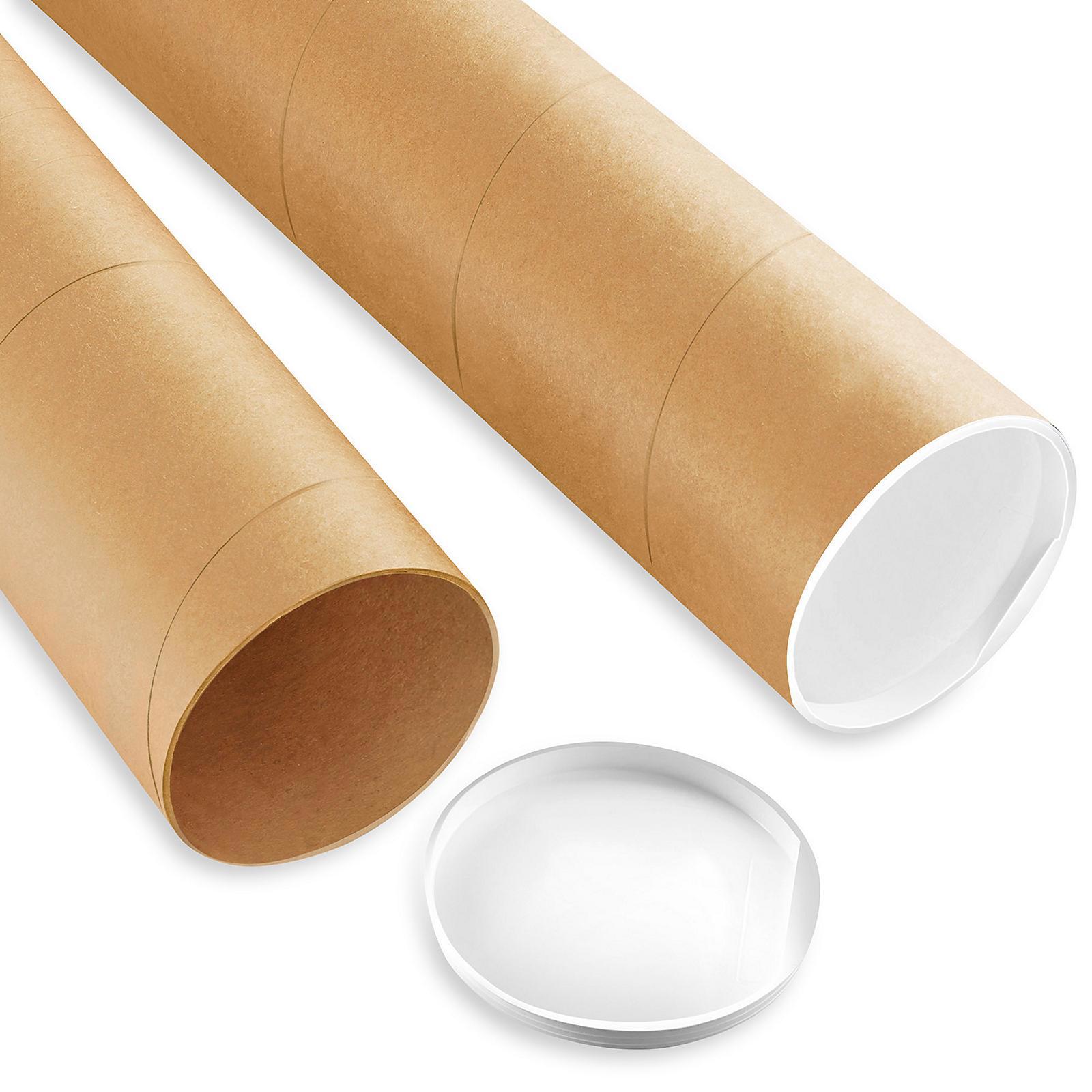 Custom Kraft Mailing Tubes - 4 x 84