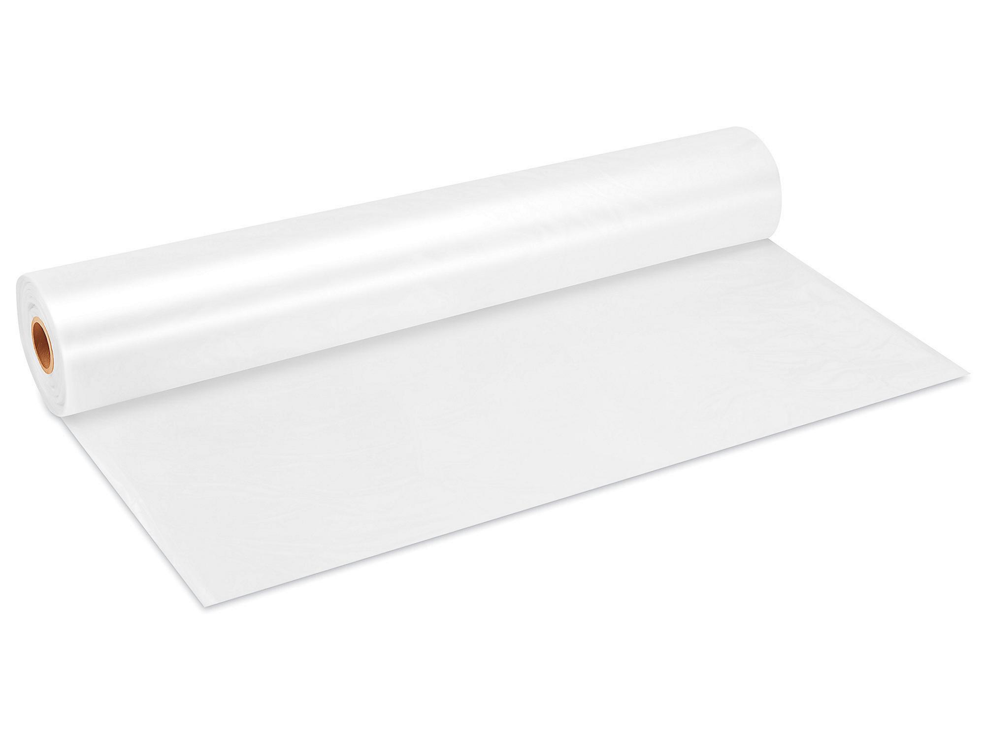 Clear Poly Sheeting - 6 Mil, 40' x 100'.