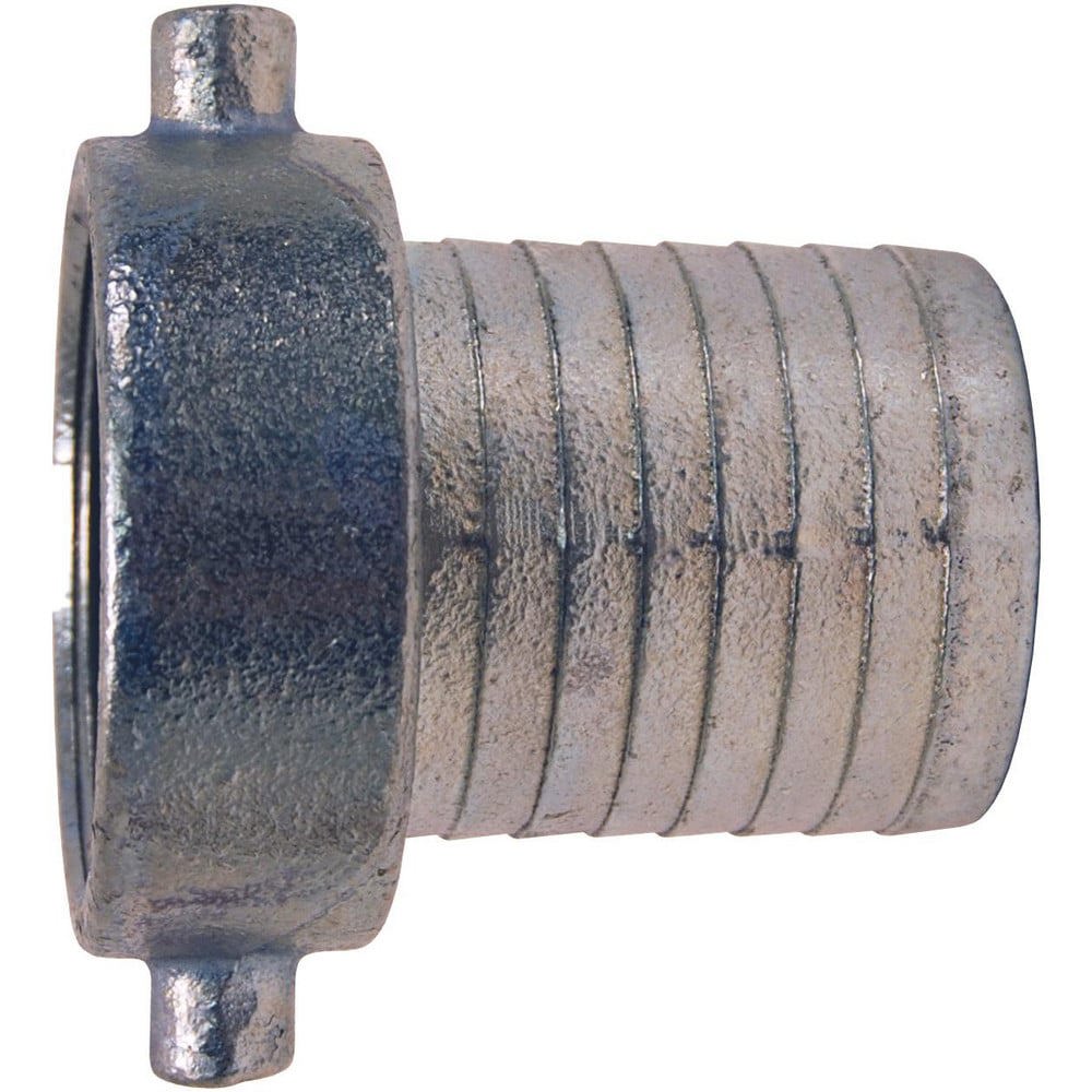 Suction & Discharge Hose Couplings; Type: King Short Shank Suction Hose Coupling ; Coupling Type: Female Suction Coupling ; Coupling Descriptor: Short Shank Female Suction Coupling ; Material: Plated Iron ; Coupler Size (Fractional Inch): 1-1/4