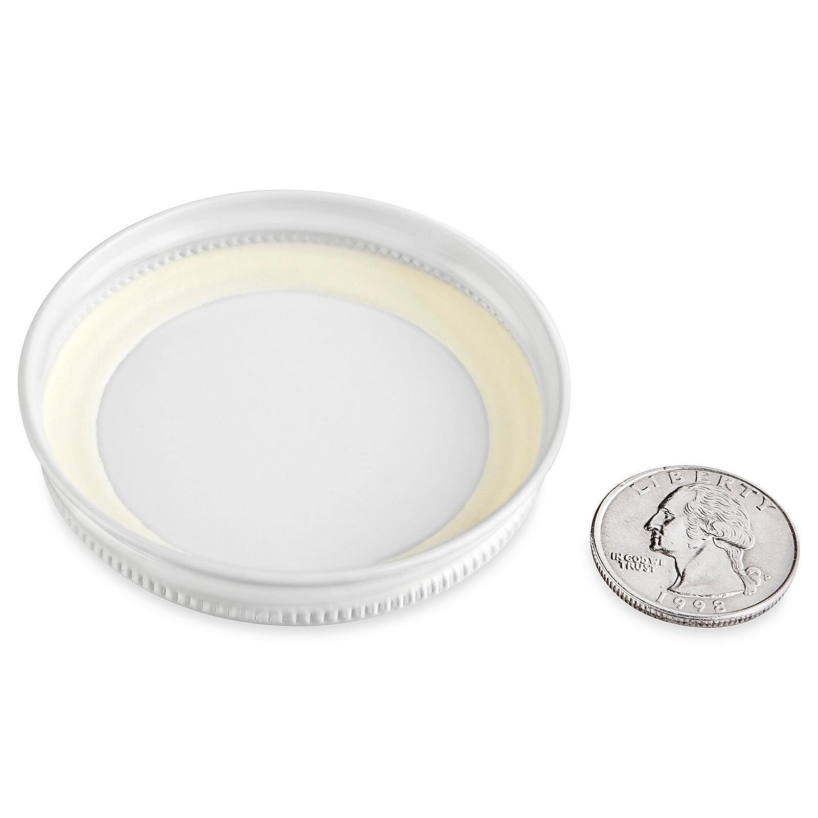 Steel Caps - 63 400, White. Sold in mult