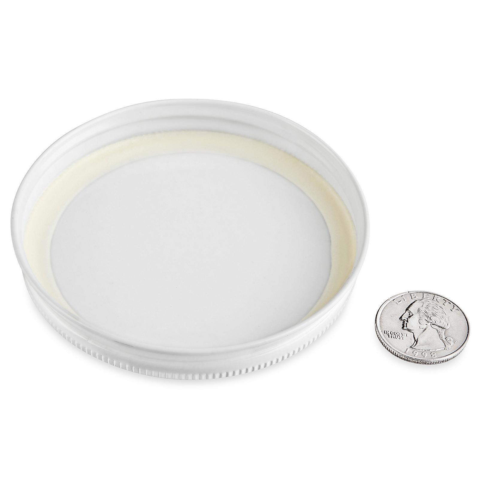 Steel Caps - 89 400, White. Sold in mult