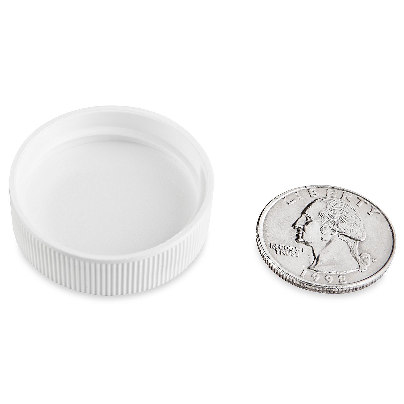 Polypropylene Caps - 33 400, White. Sold