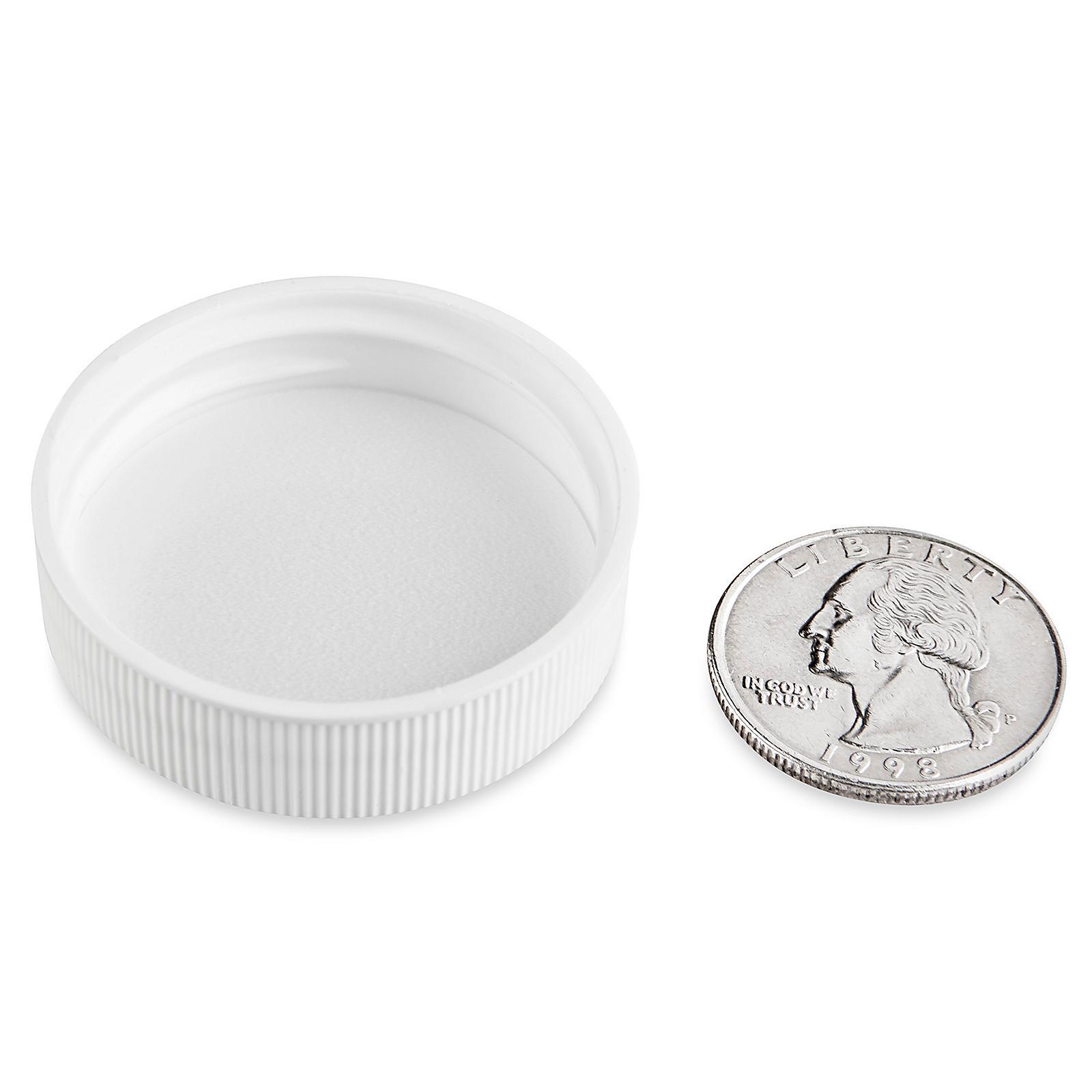 Polypropylene Caps - 38 400, White. Sold