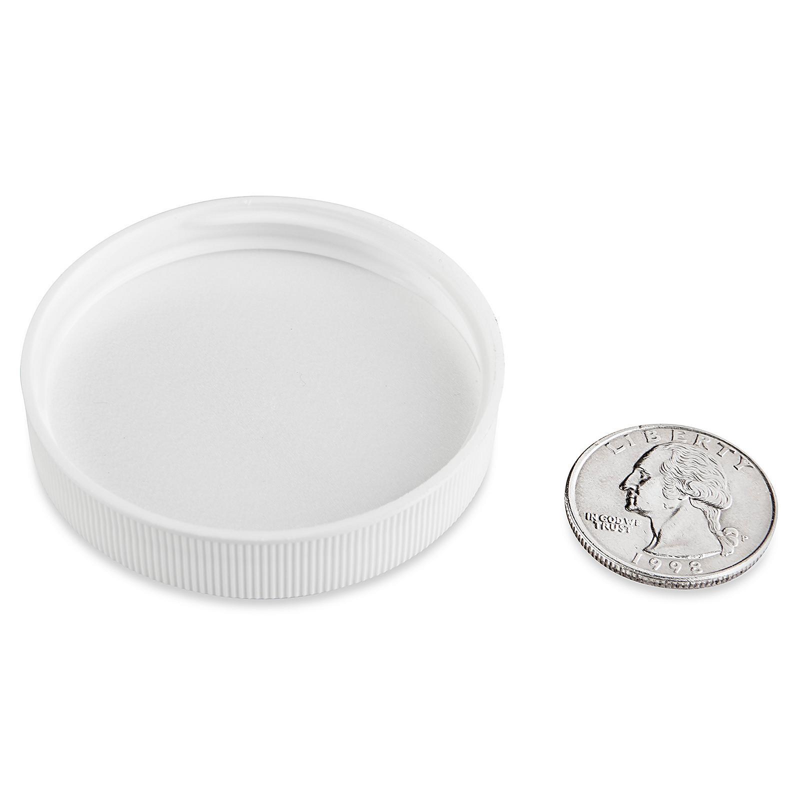 Polypropylene Caps - 53 400, White. Sold