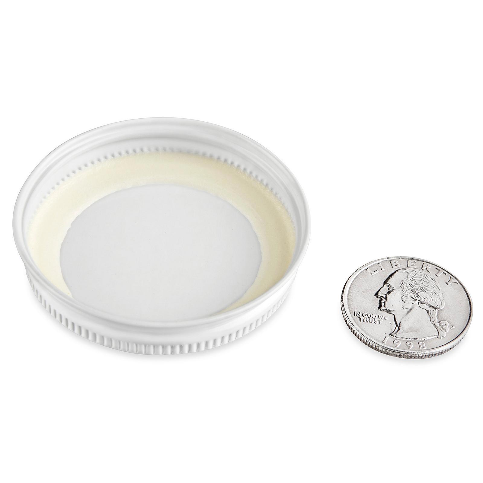 Steel Caps - 53 400, White. Sold in mult