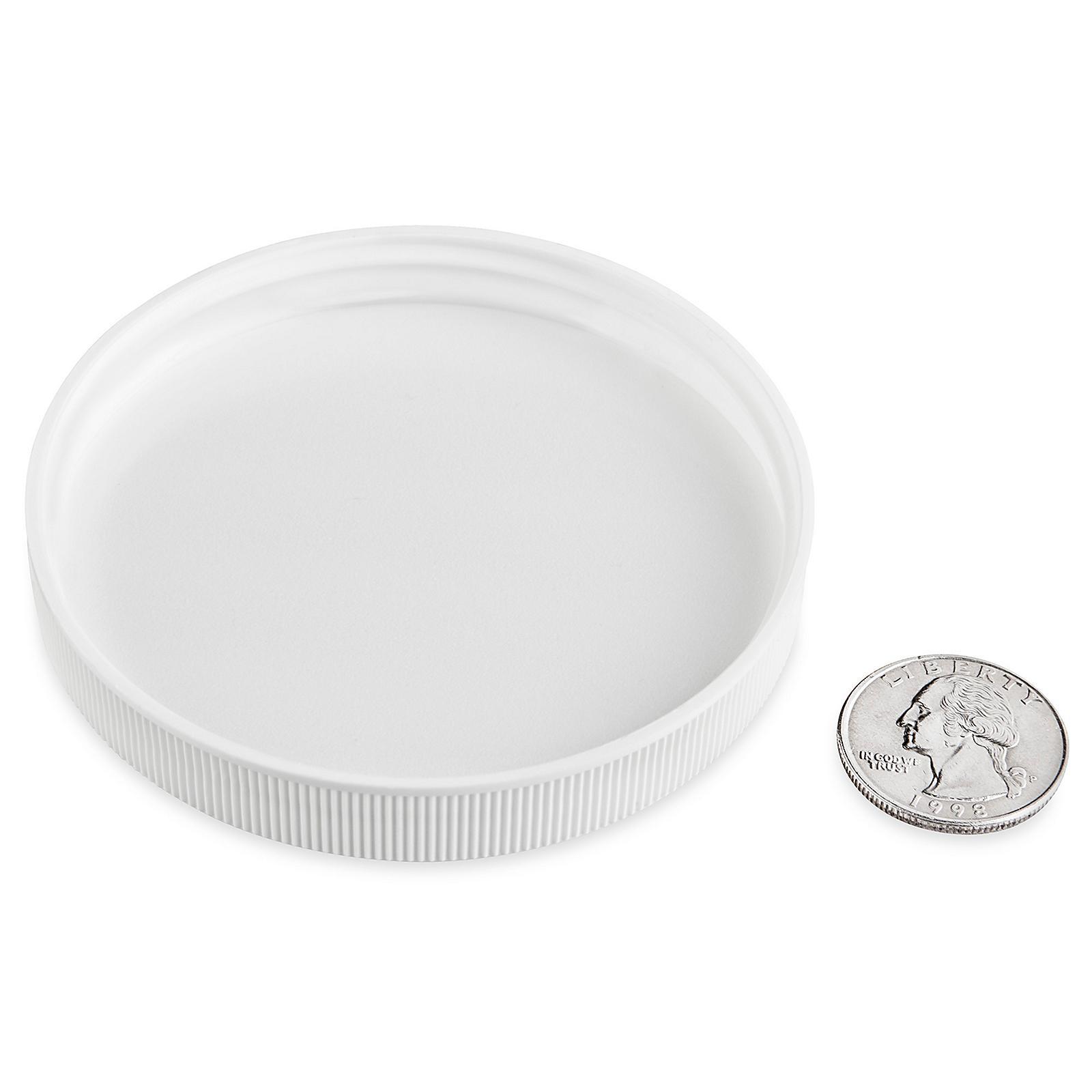 Polypropylene Caps - 83 400, White. Sold