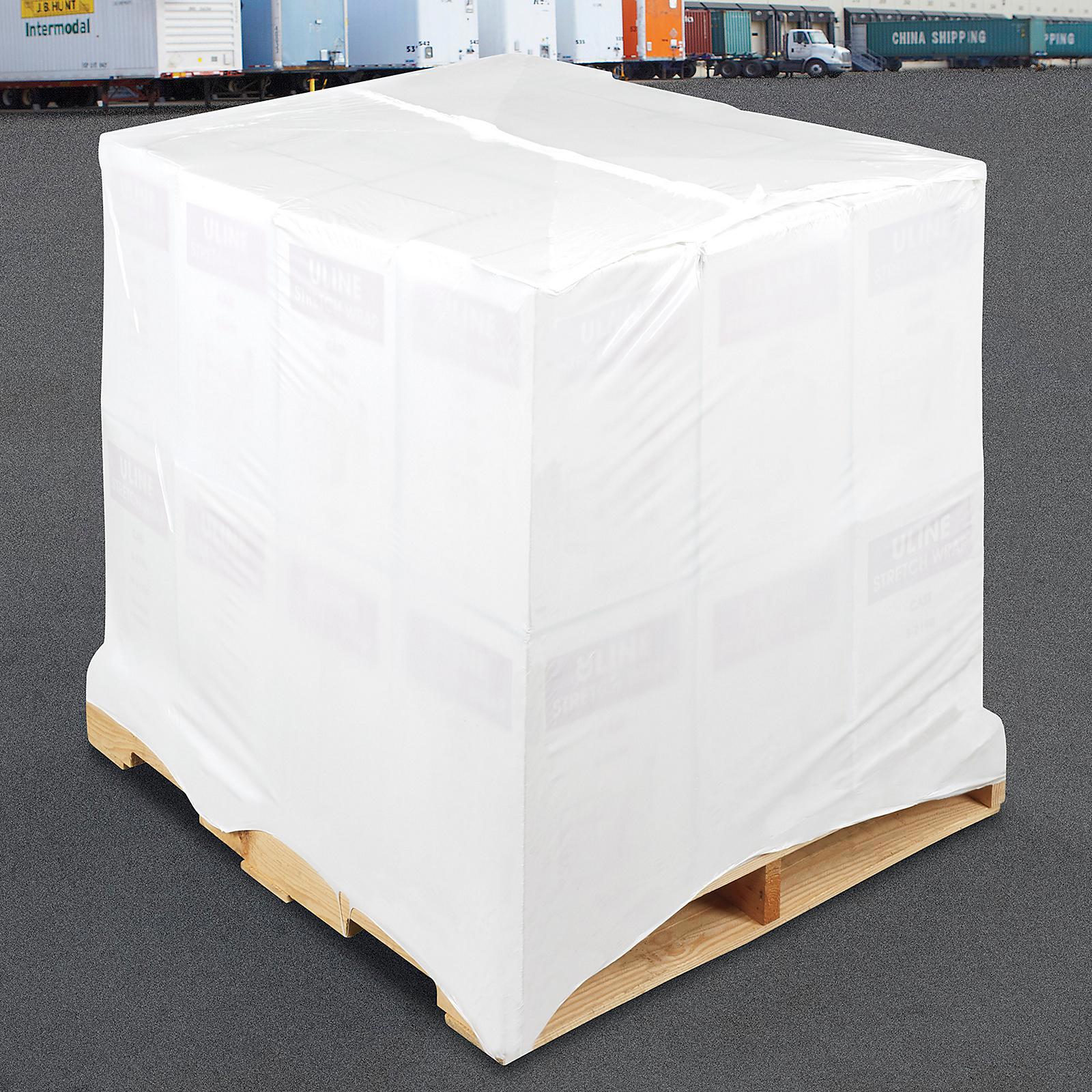 UVI Shrink Pallet Bags - White, 4 Mil, 5