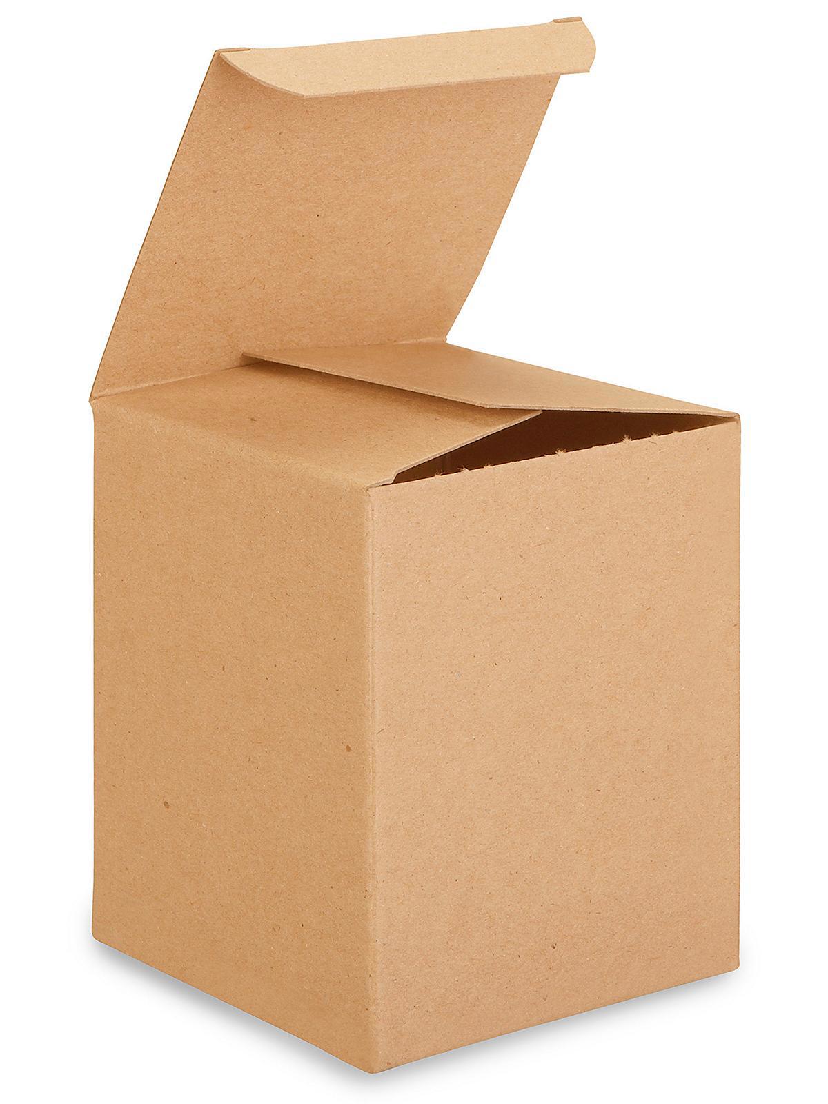 Reverse Tuck Cartons - Kraft, 4 x 4 x 5