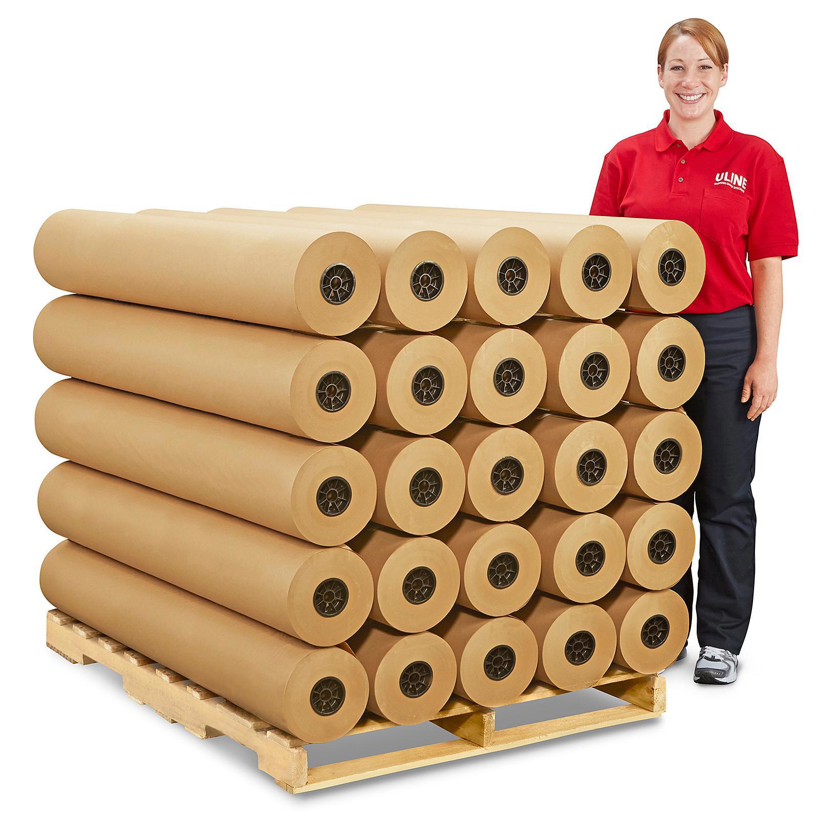 50 lb Kraft Paper Roll Skid Lot - 48