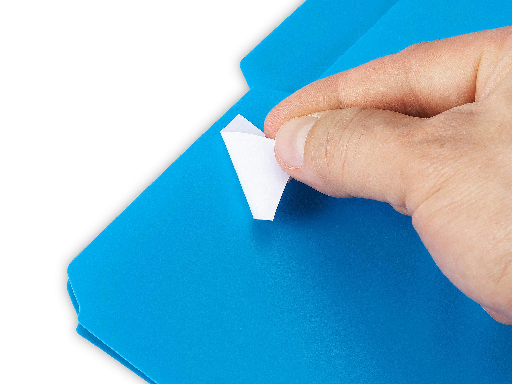 Uline Removable Laser Labels - White, 1