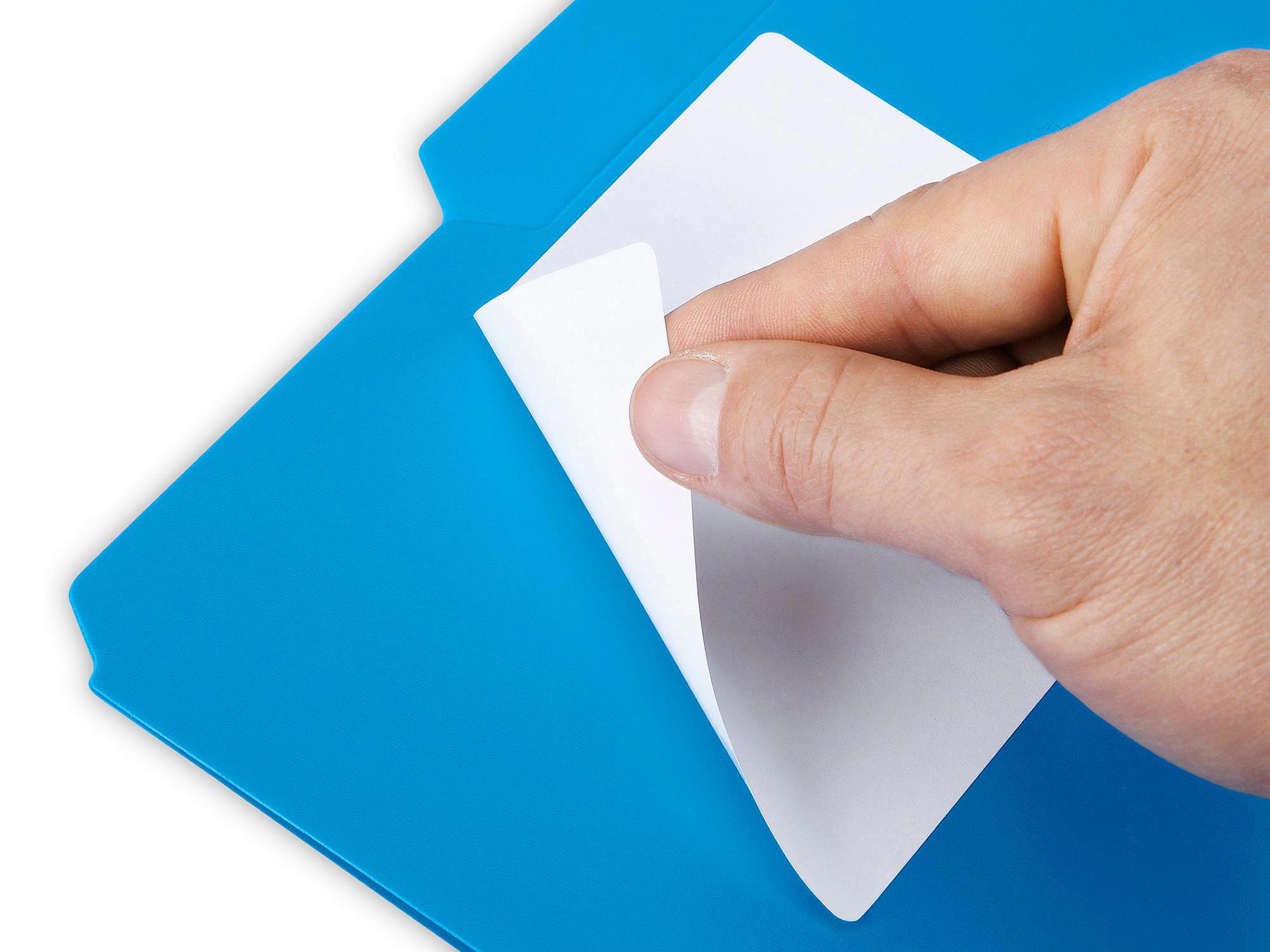 Uline Removable Laser Labels - White, 4