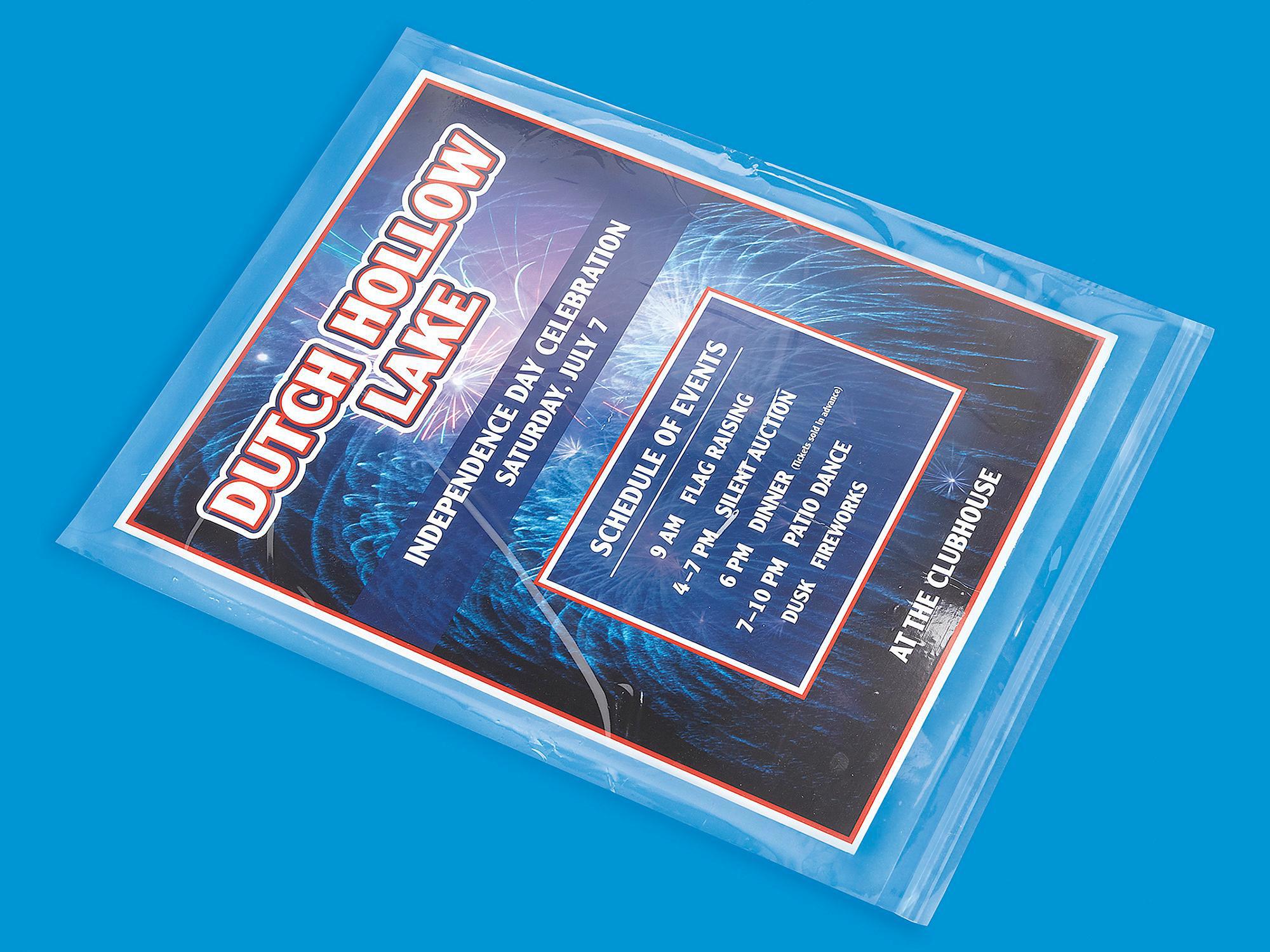 Resealable Polypropylene Bags - 1.5 Mil,