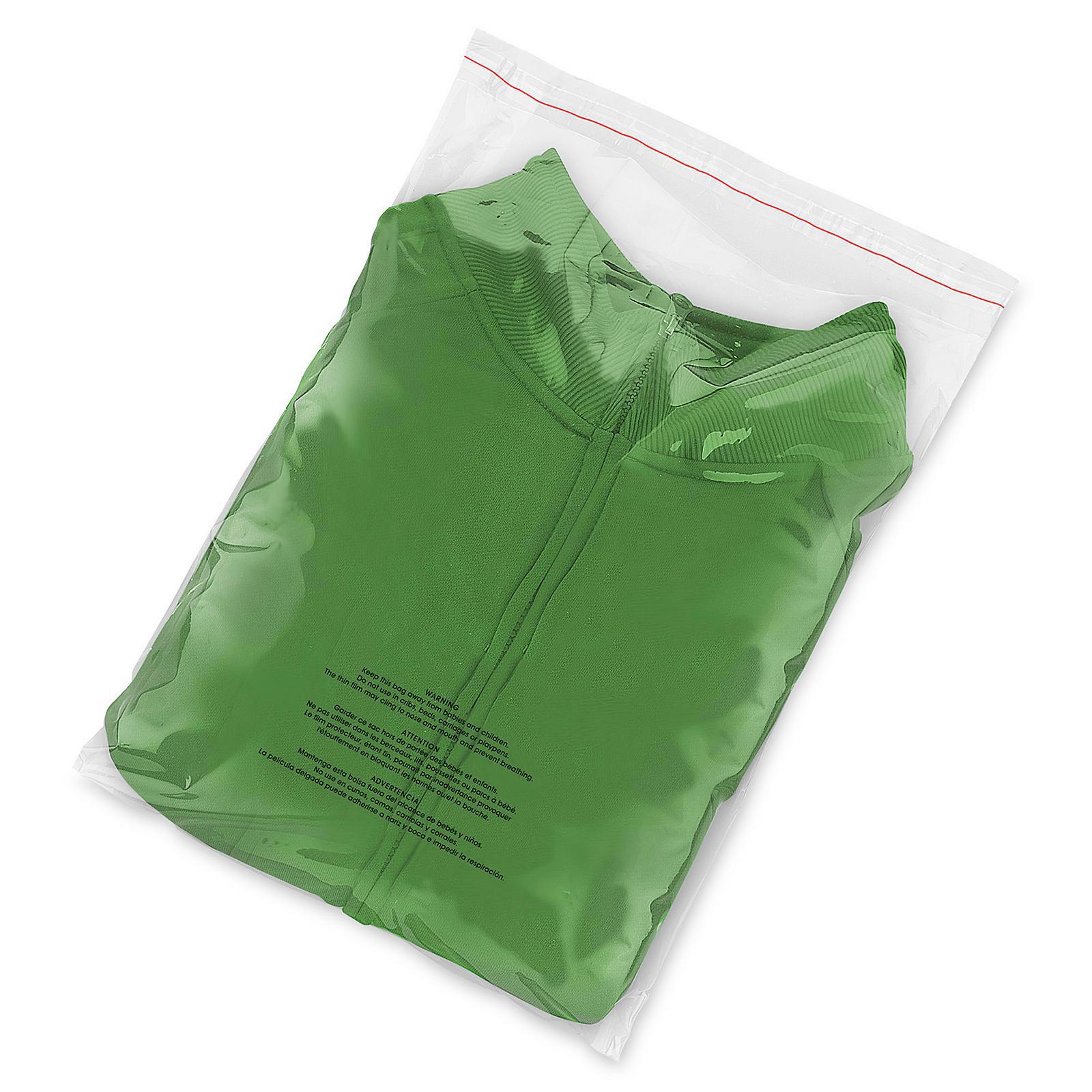 Resealable Suffocation Warning Bags - 1.