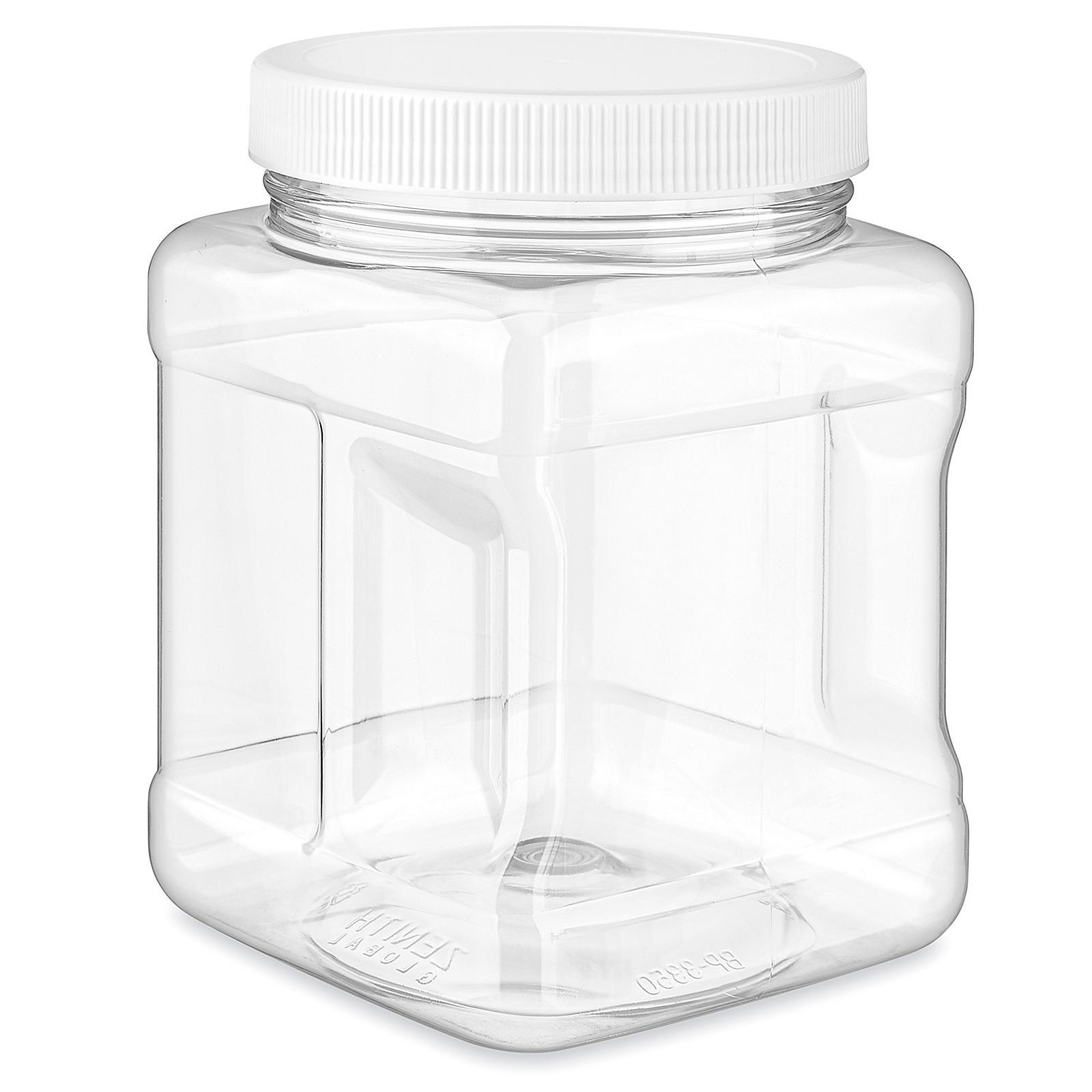 Plastic Grip Jars Skid Lot - 32 oz. Sold