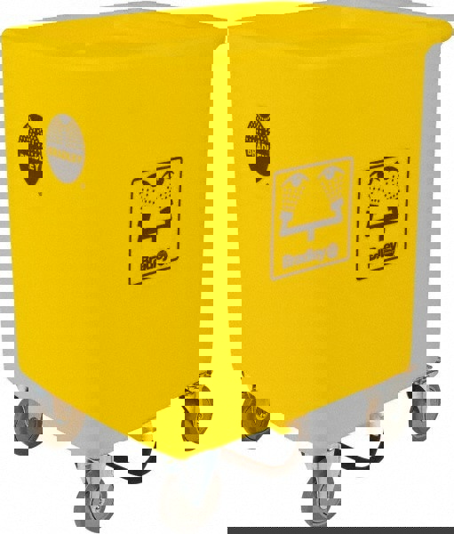 56 Gallon Eye Wash Station Waste Cart