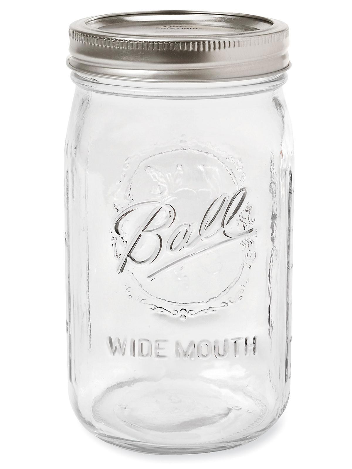 Ball Wide Mouth Glass Canning Jars - 32