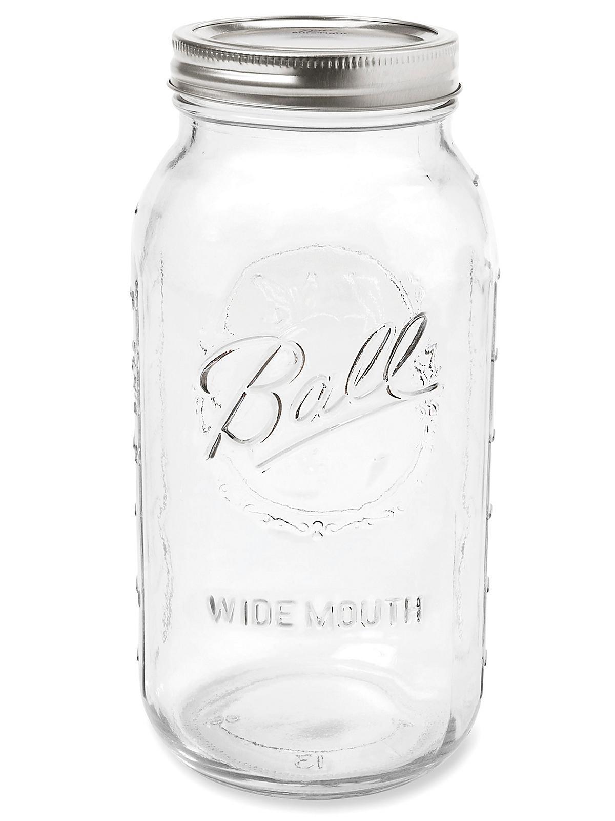 Ball Wide Mouth Glass Canning Jars - 64