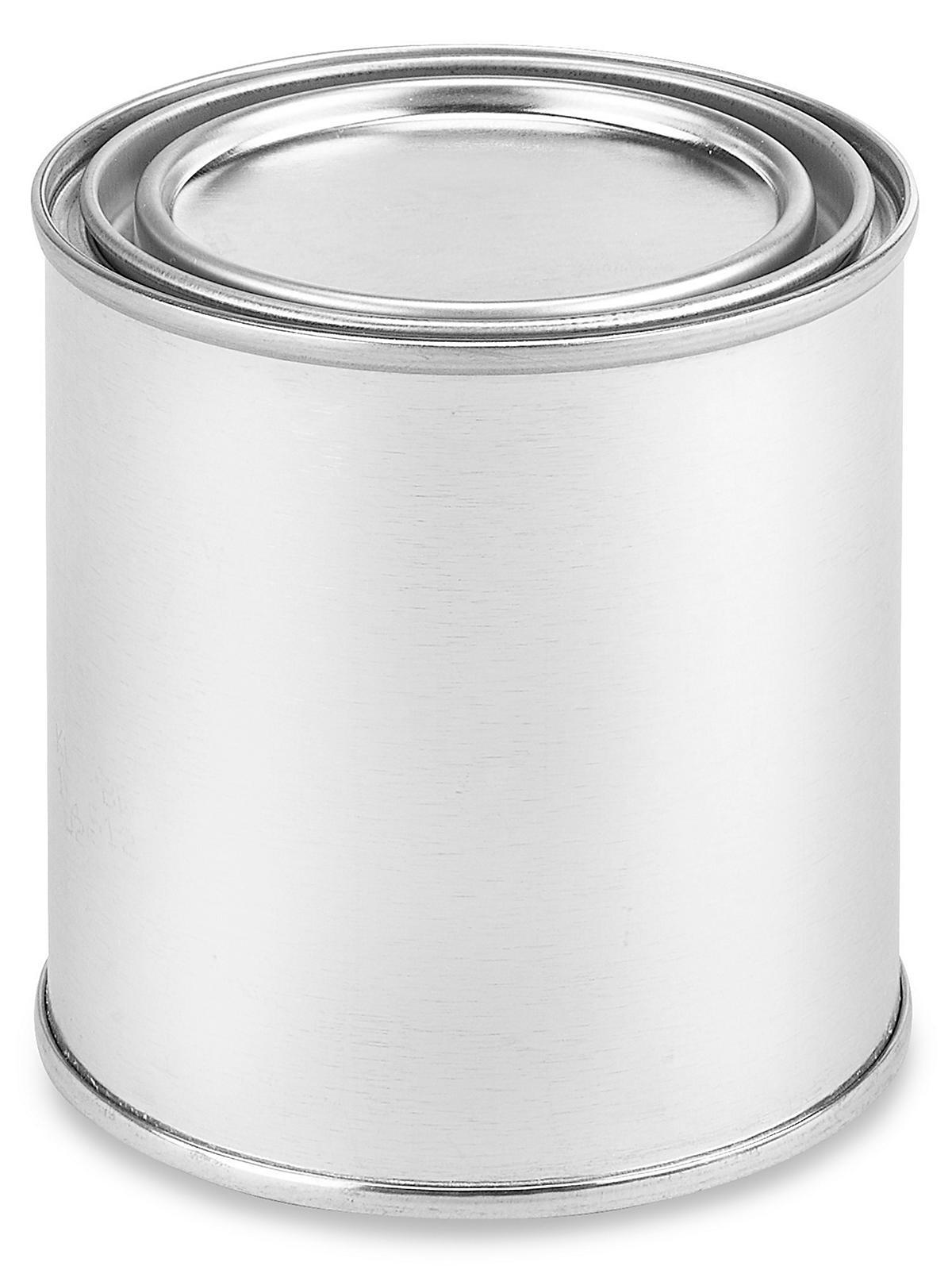 Unlined Metal Can with No Handle - 1 2 P