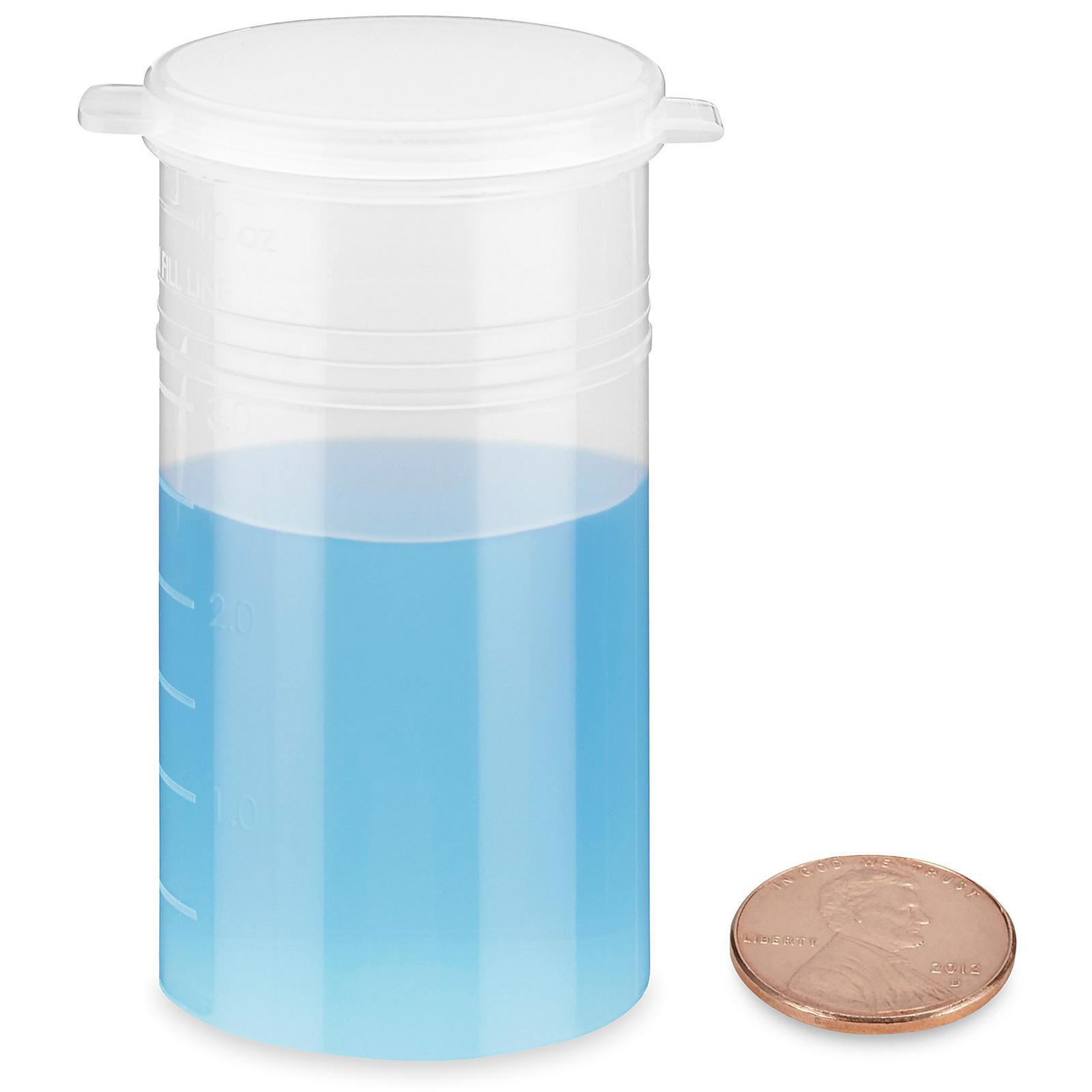 Plastic Vials - 4 oz. Sold in multiples