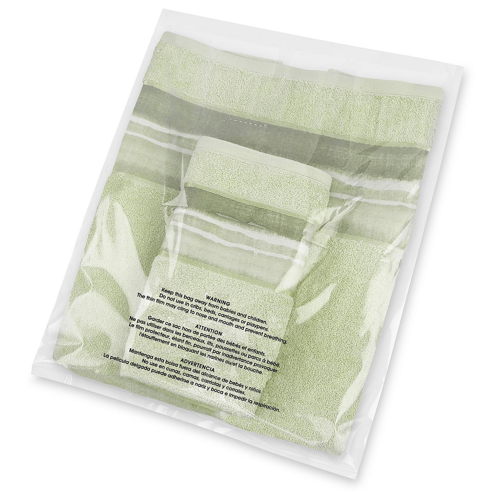 Open End Suffocation Warning Bags - 2 Mi