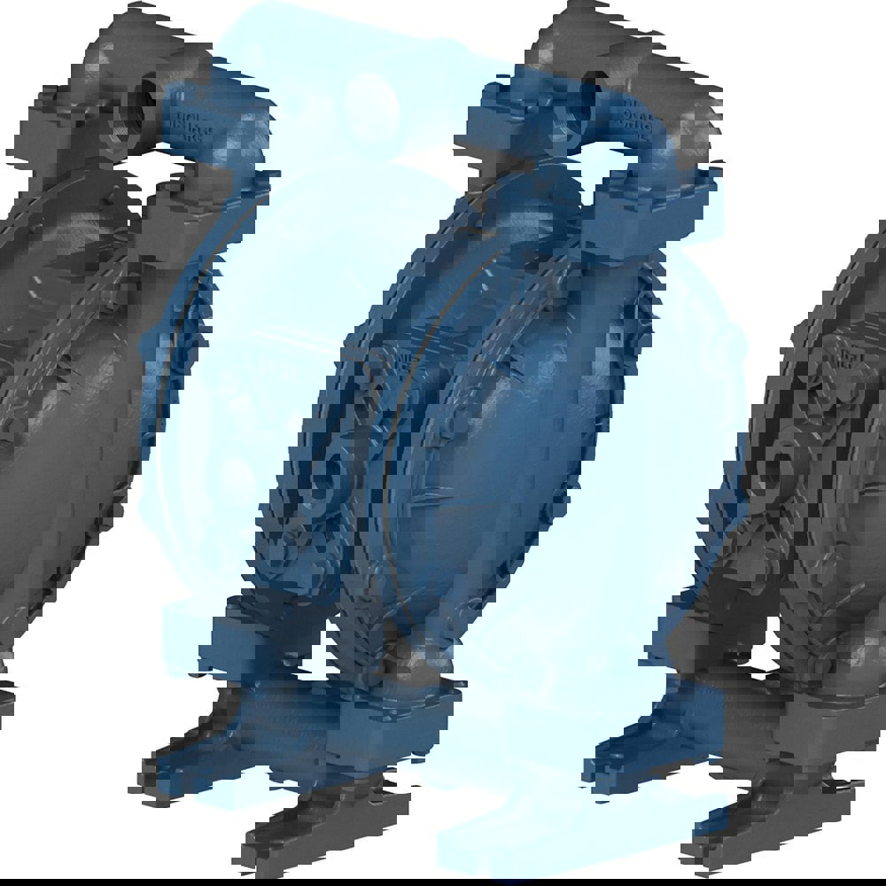 Air-Operated Diaphragm Pumps; Maximum Flow Rate: 45.0GPM ; Maximum Flow Rate (Gpm - 2 Decimals): 45.00 ; Pump Type: Metallic ; Maximum Working Pressure (Psi - 3 Decimals): 125.000 ; Maximum Working Pressure: 125.000psi ; Maximum Particle Size: 0.25in