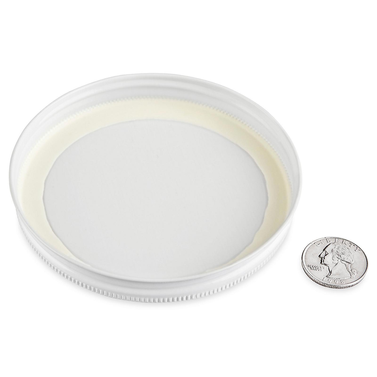 Steel Caps - 110 400, White. Sold in mul