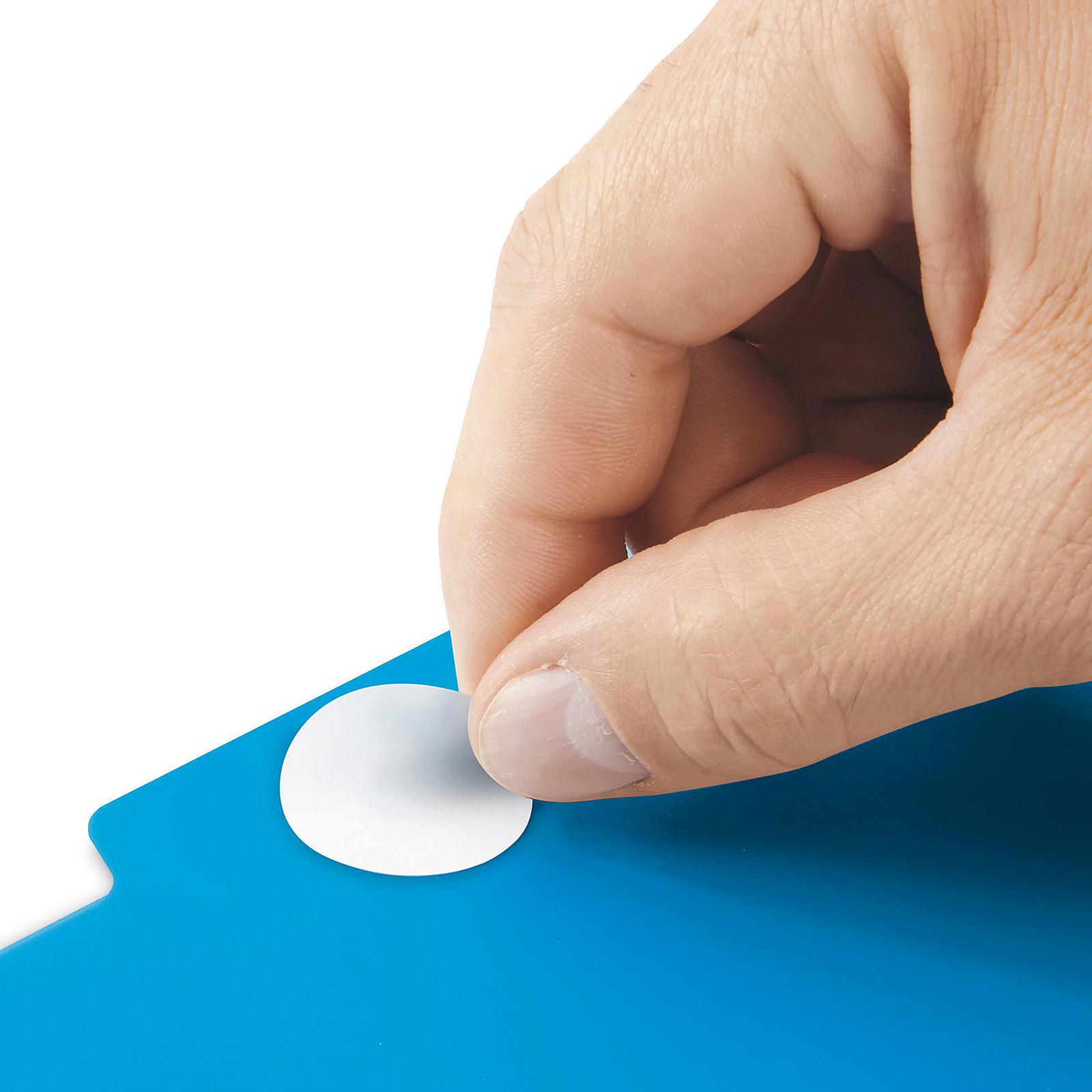 Uline Removable Circle Laser Labels - Wh