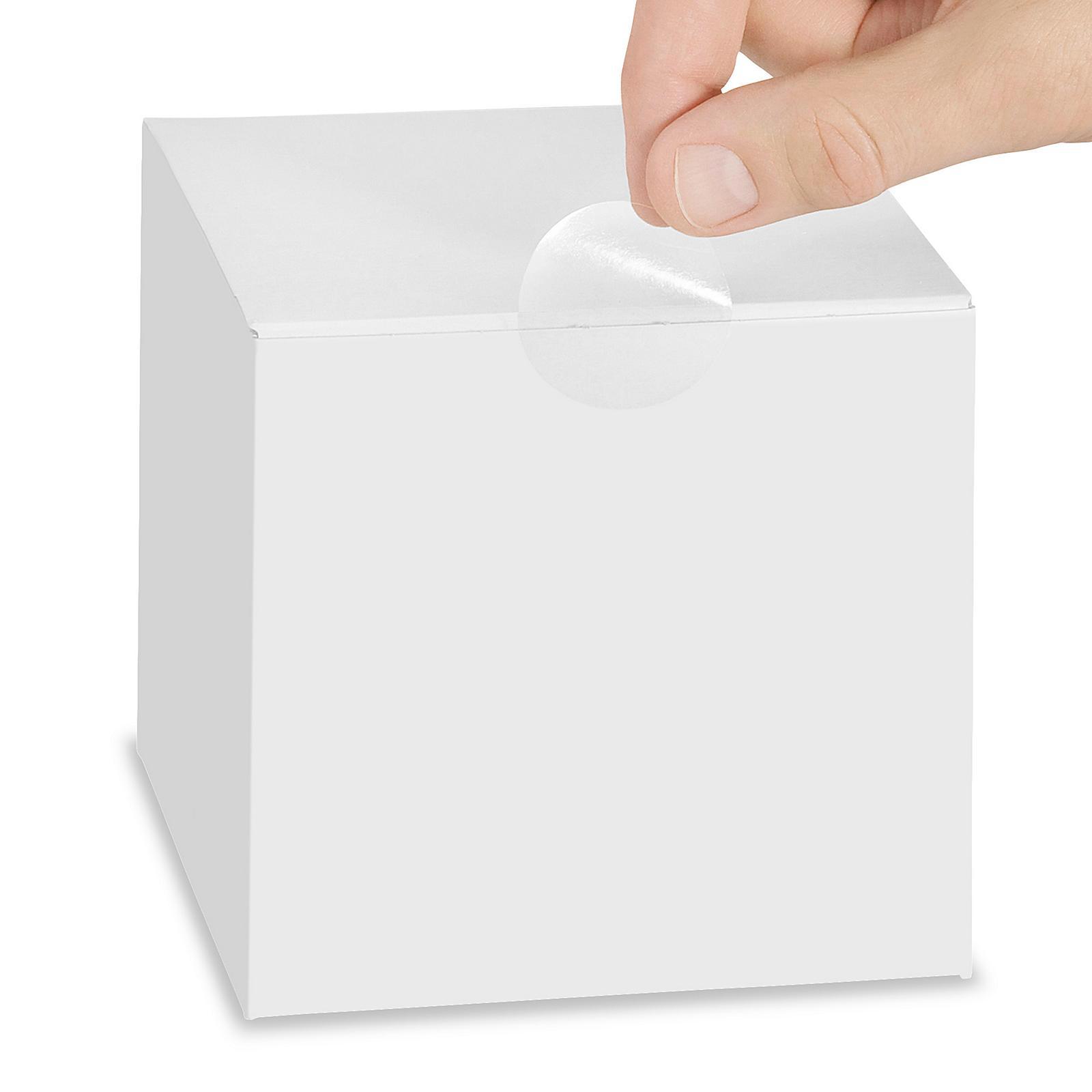 Jumbo Roll Mailing Labels - Clear Acetat