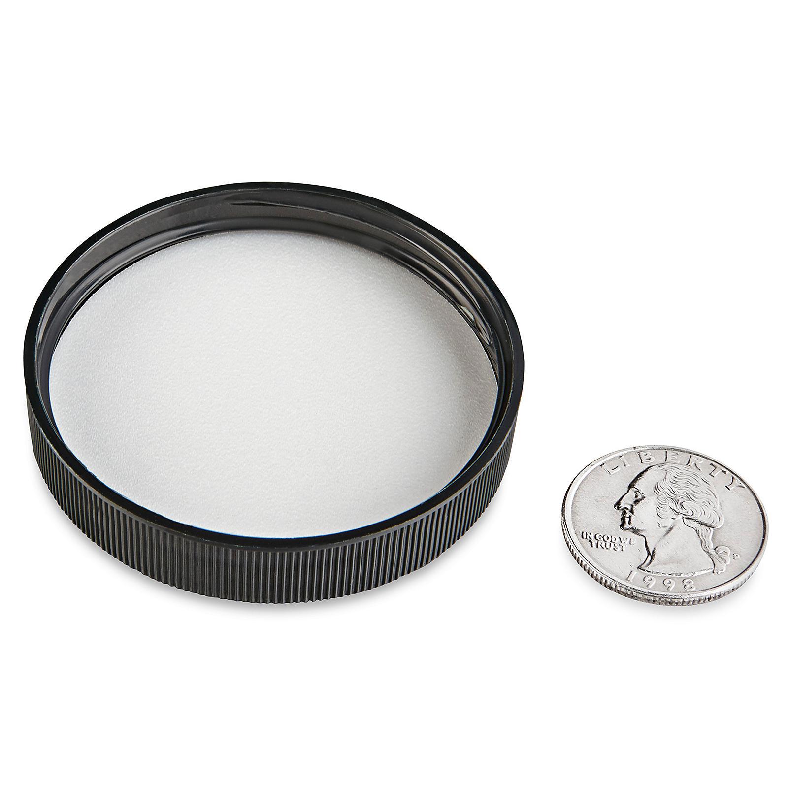 Polypropylene Caps - 58 400, Black. Sold