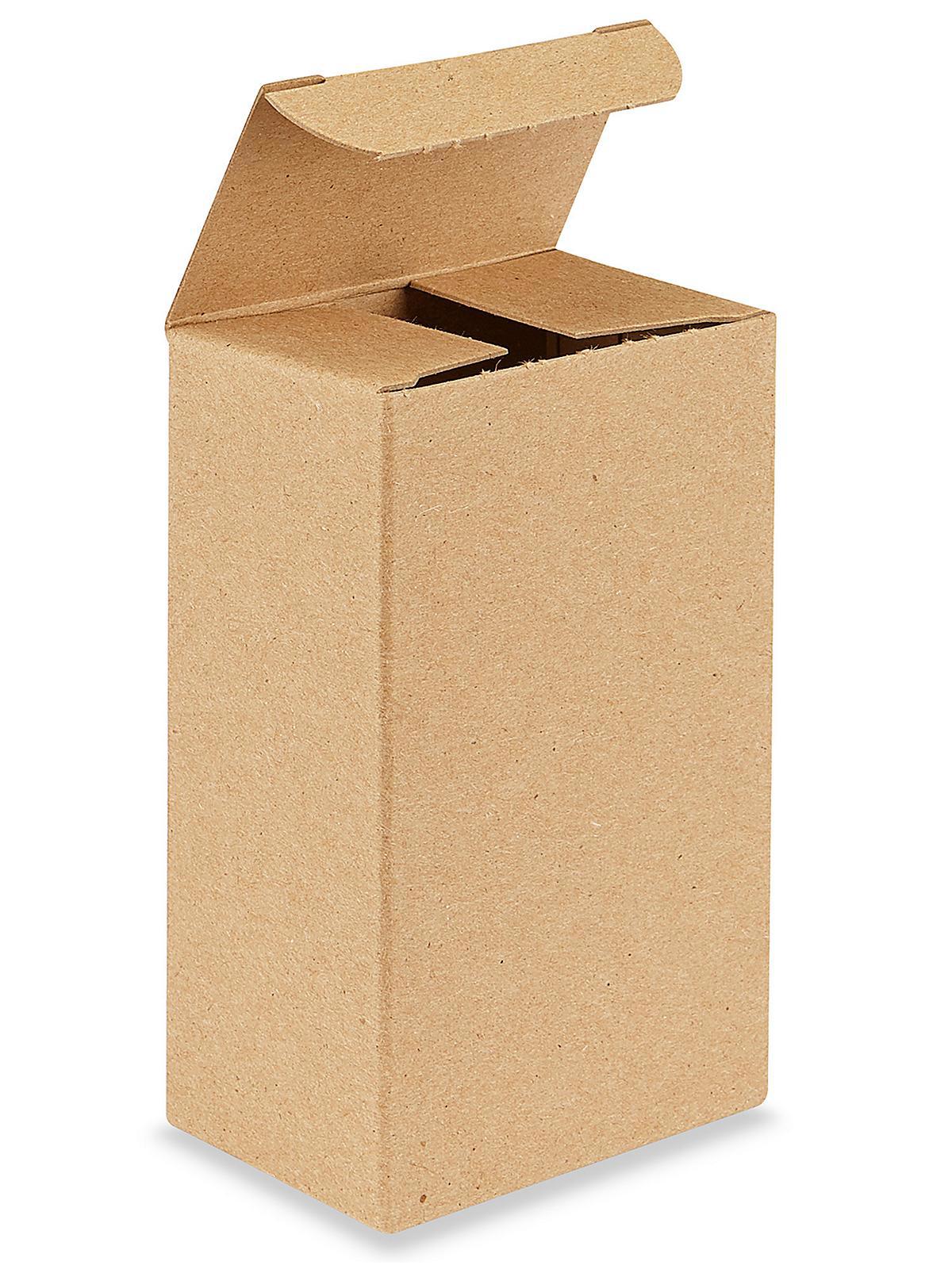 Reverse Tuck Cartons - Kraft, 3 x 2 x 5