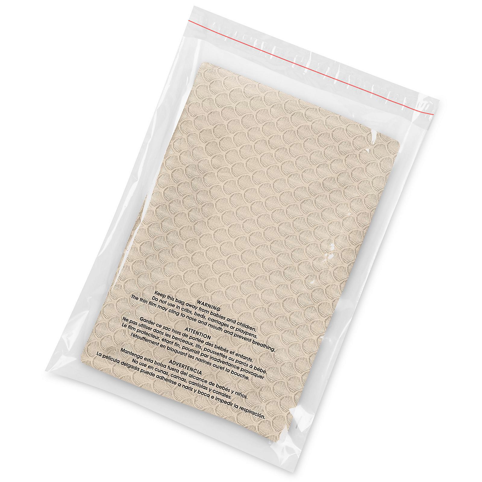 Resealable Suffocation Warning Bags - 1.