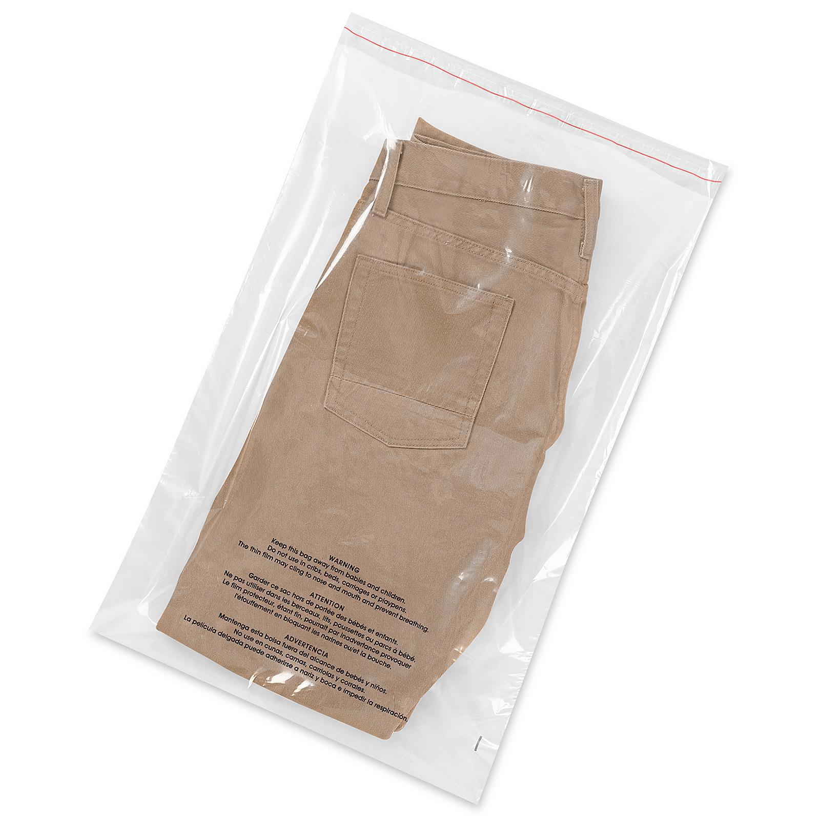 Resealable Suffocation Warning Bags - 1.