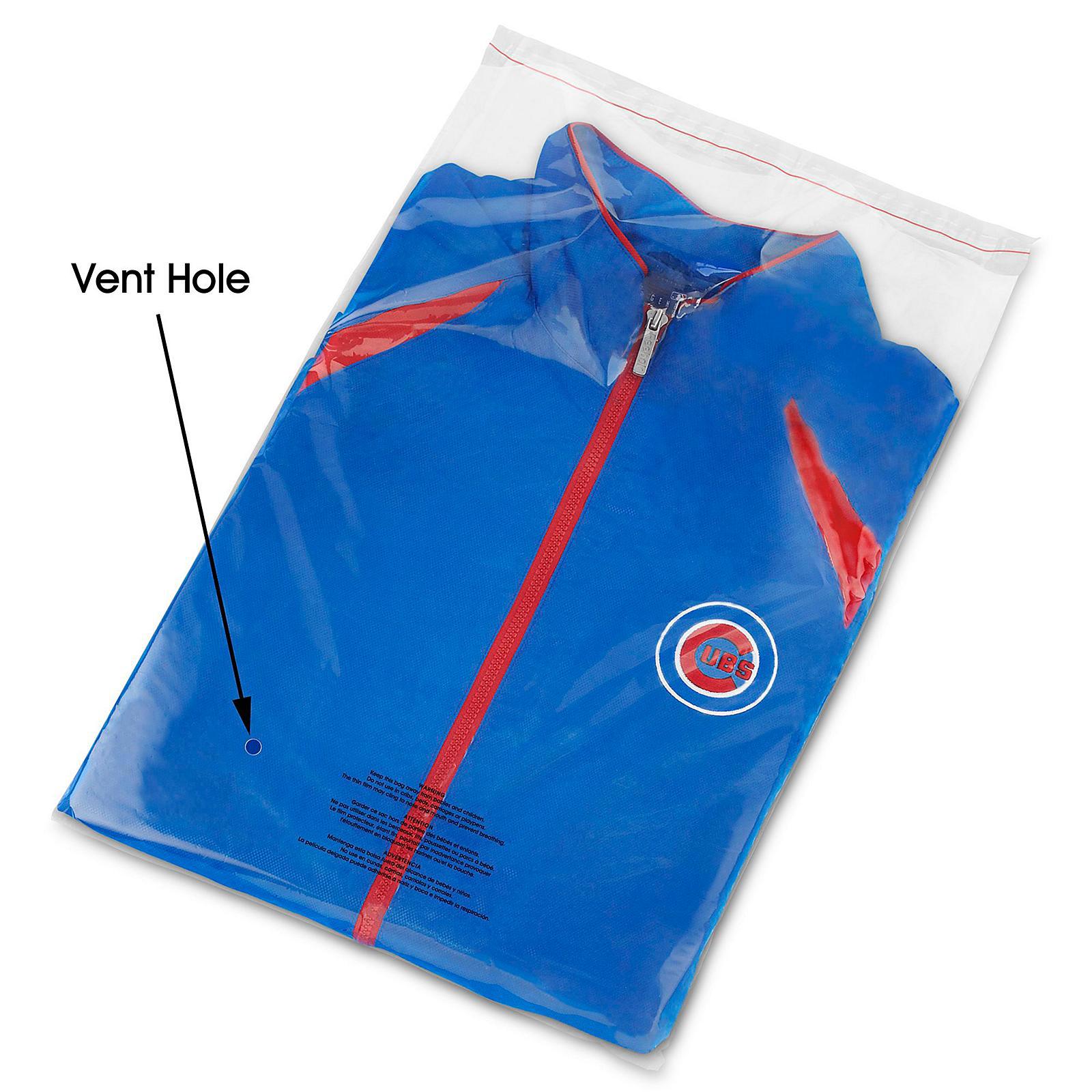 Resealable Suffocation Warning Bags with