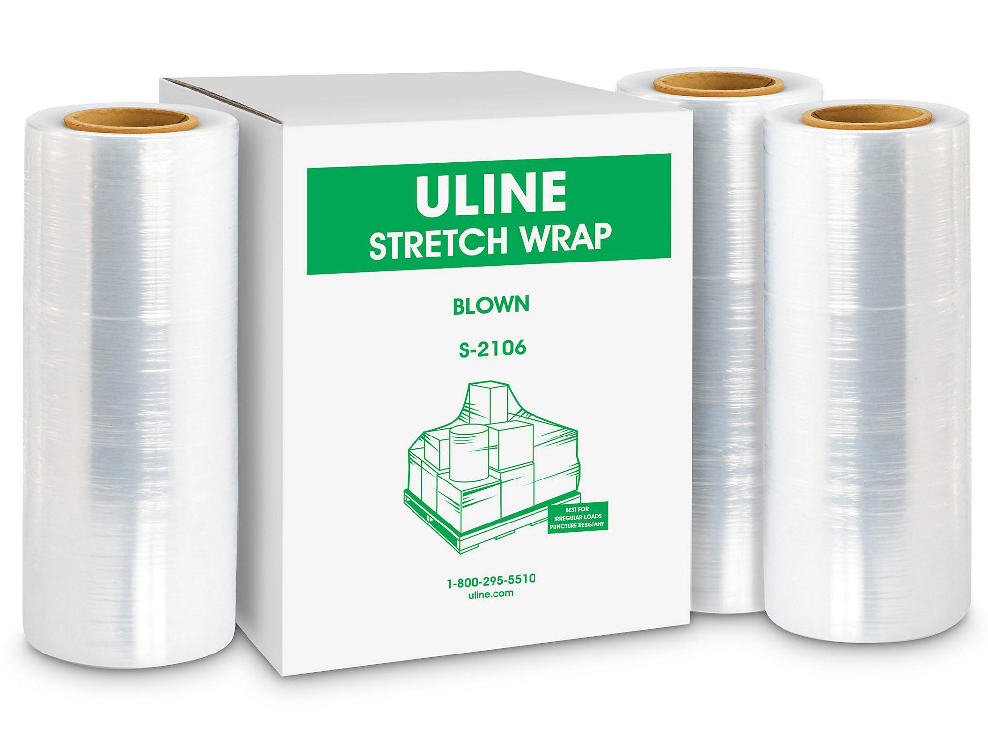 Uline Stretch Wrap - Blown, 90 gauge, 12