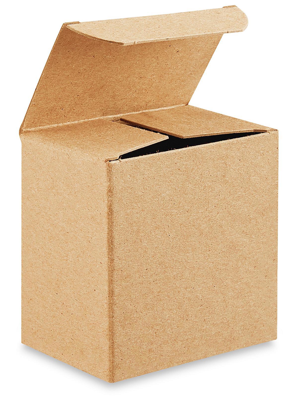 Reverse Tuck Cartons - Kraft, 3 x 2 x 3