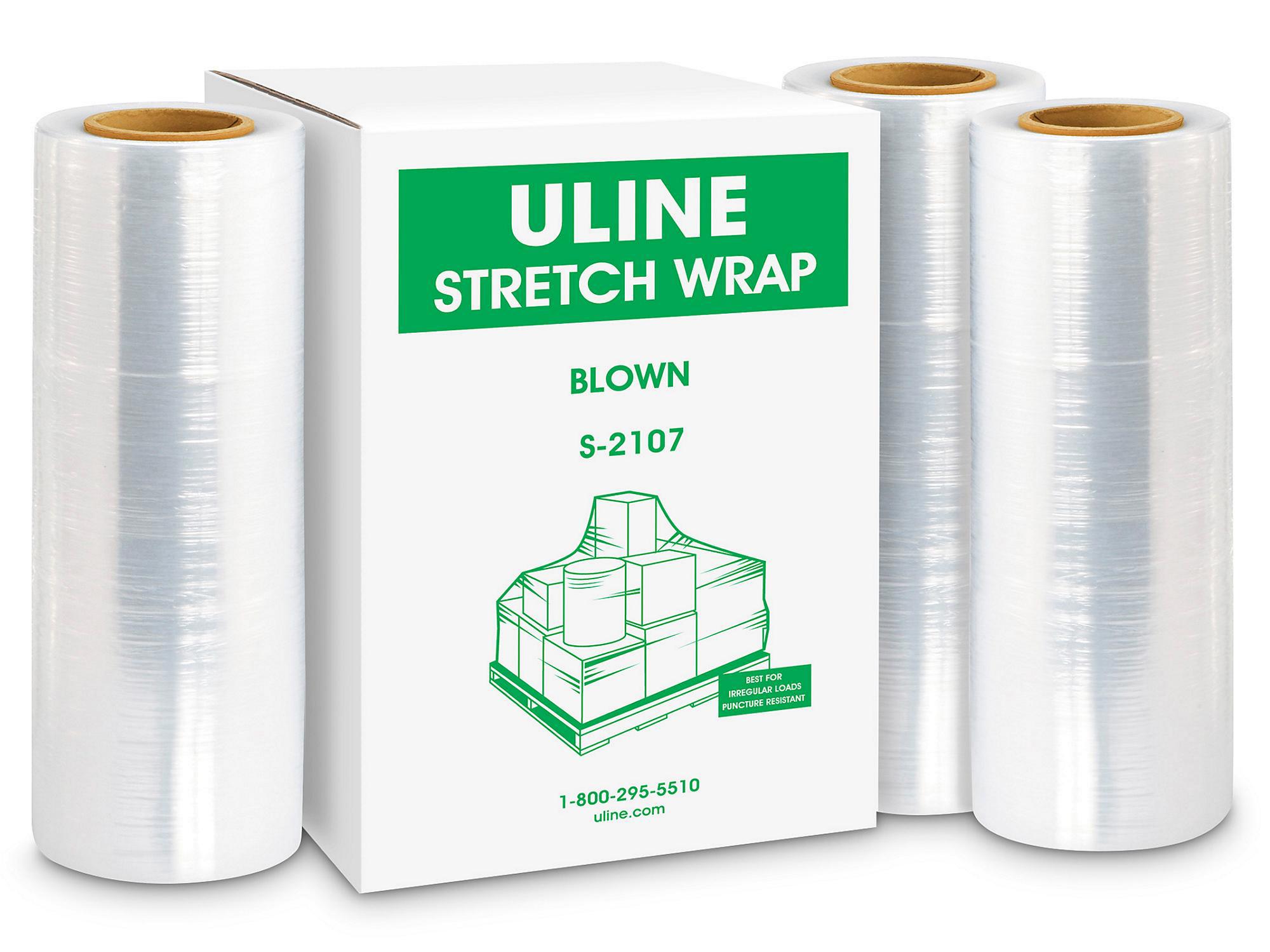 Uline Stretch Wrap - Blown, 90 gauge, 15