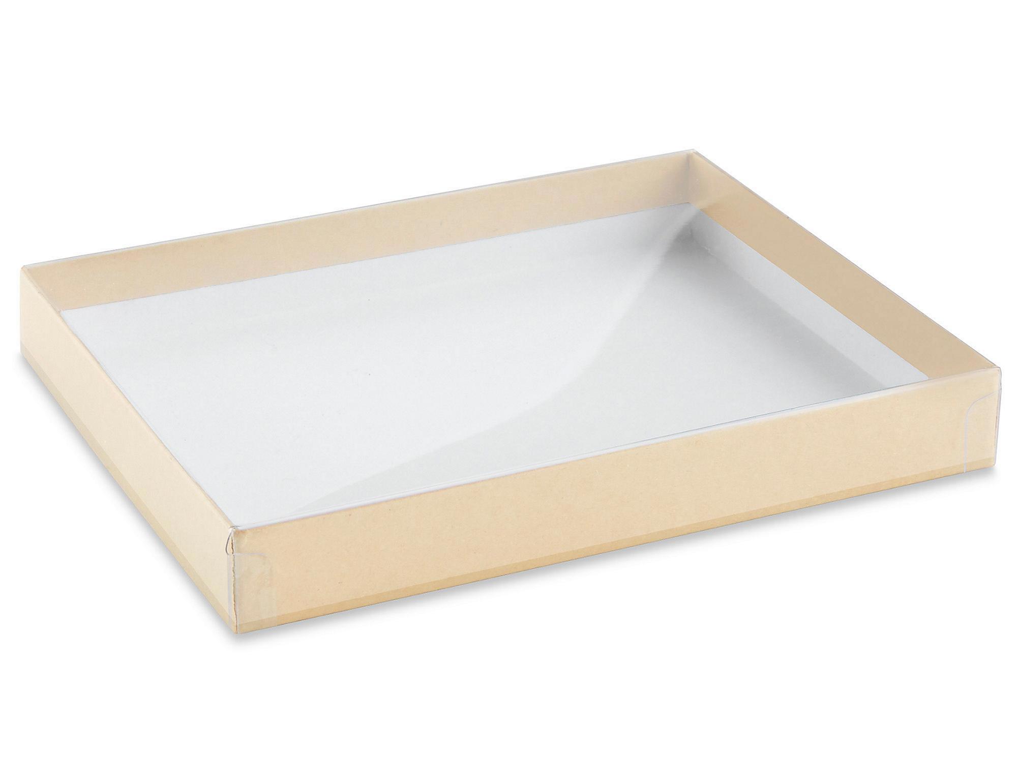 Clear Lid Boxes with Kraft Base - 5 3 4