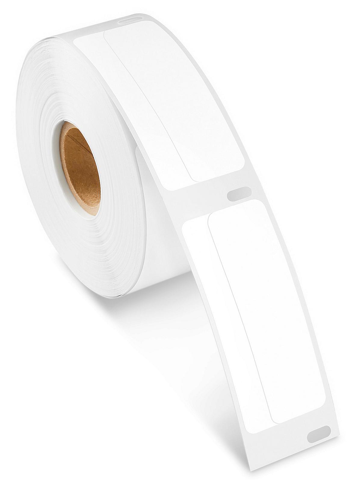 Uline Mini Printer Labels - White Paper,