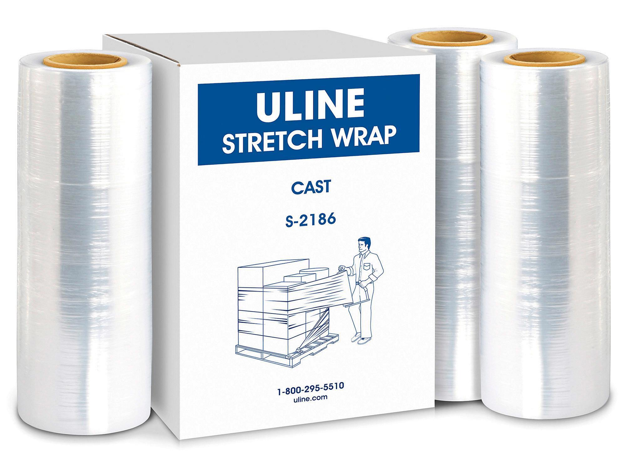 Uline Stretch Wrap - Cast, 70 gauge, 15