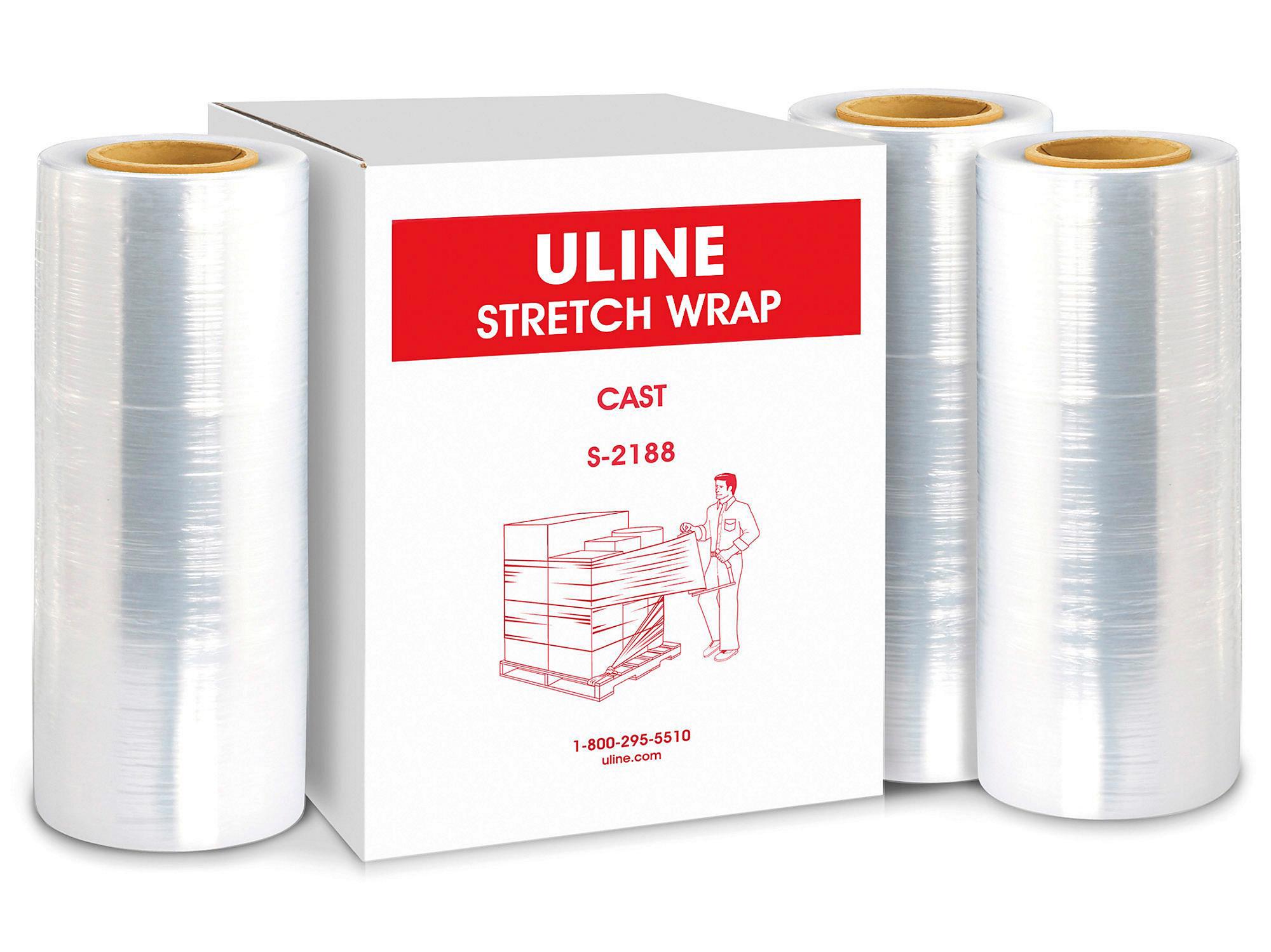 Uline Stretch Wrap - Cast, 80 gauge, 12