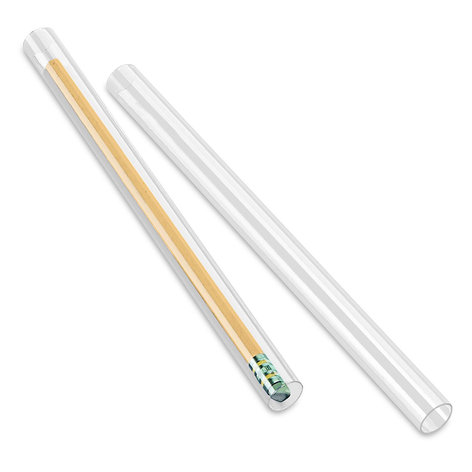 Clear Plastic Tubes - 1 2 x 6