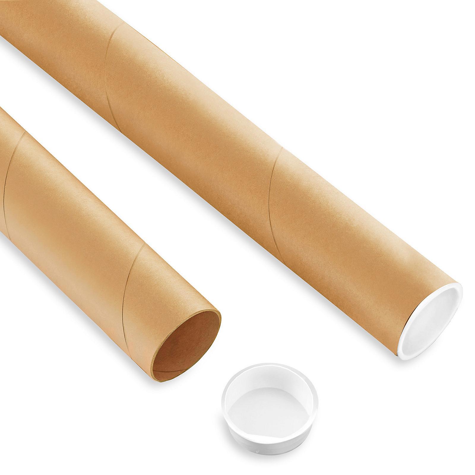 Custom Kraft Mailing Tubes - 1 x 20