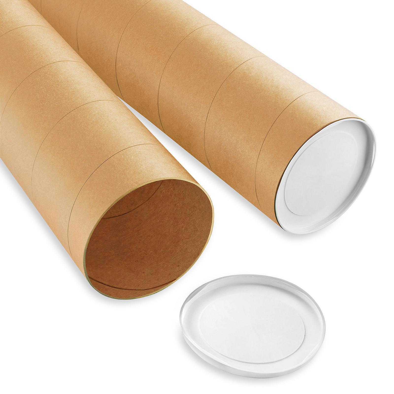 Custom Kraft Mailing Tubes - 8 x 24