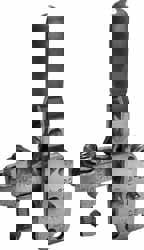 Manual Hold-Down Toggle Clamp: Vertical, 200 lb Capacity, U-Bar, Straight Base