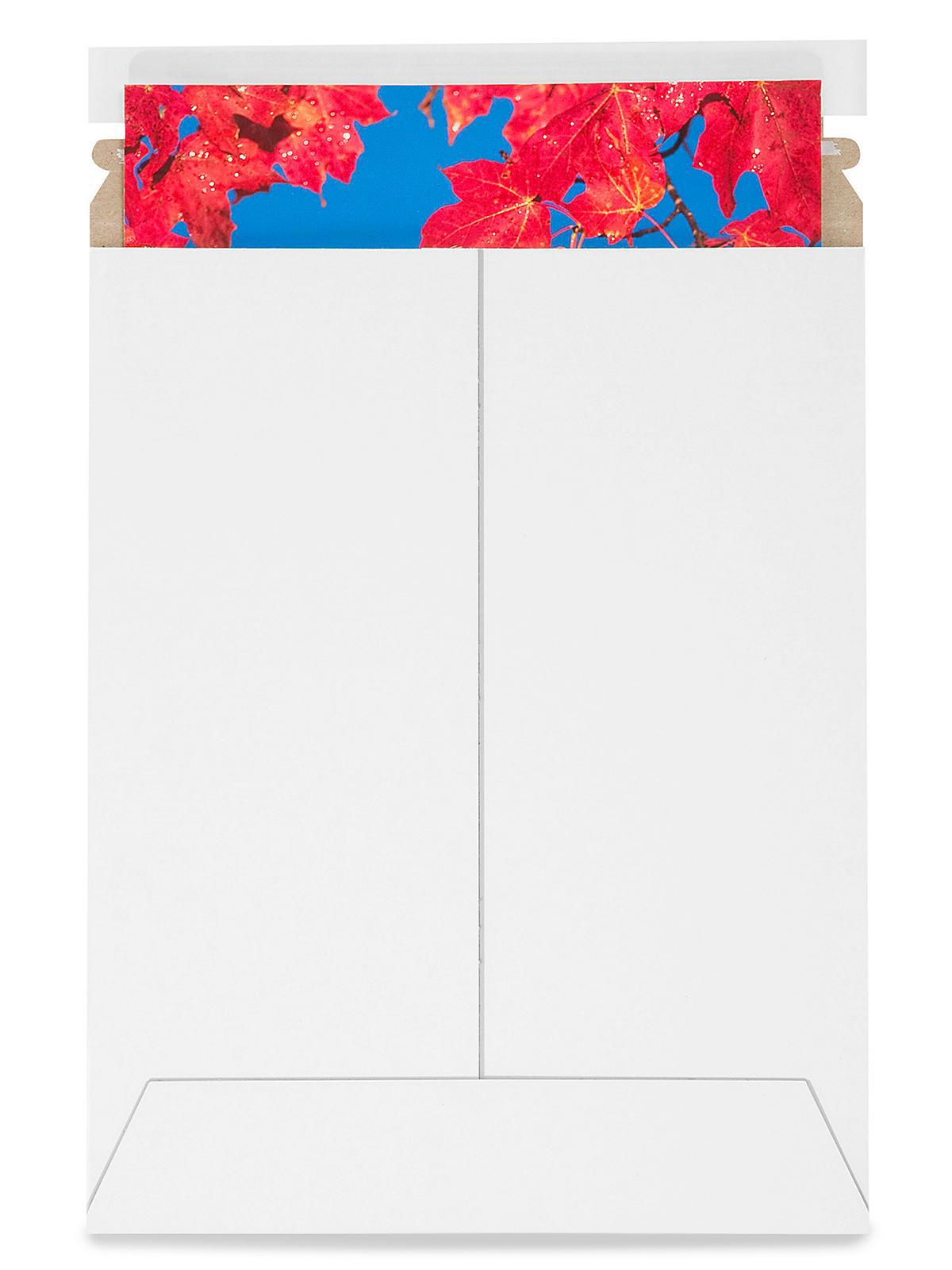 White Self-Seal Stayflats #2 - 9 x 11 1